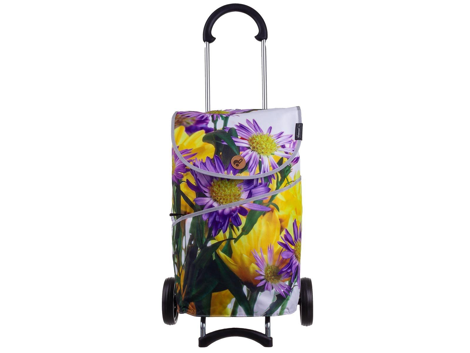 Andersen Einkaufstrolley Scala Shopper Mix, 46 l, Reflektoren A02 Blumen | Einkaufstrolleys