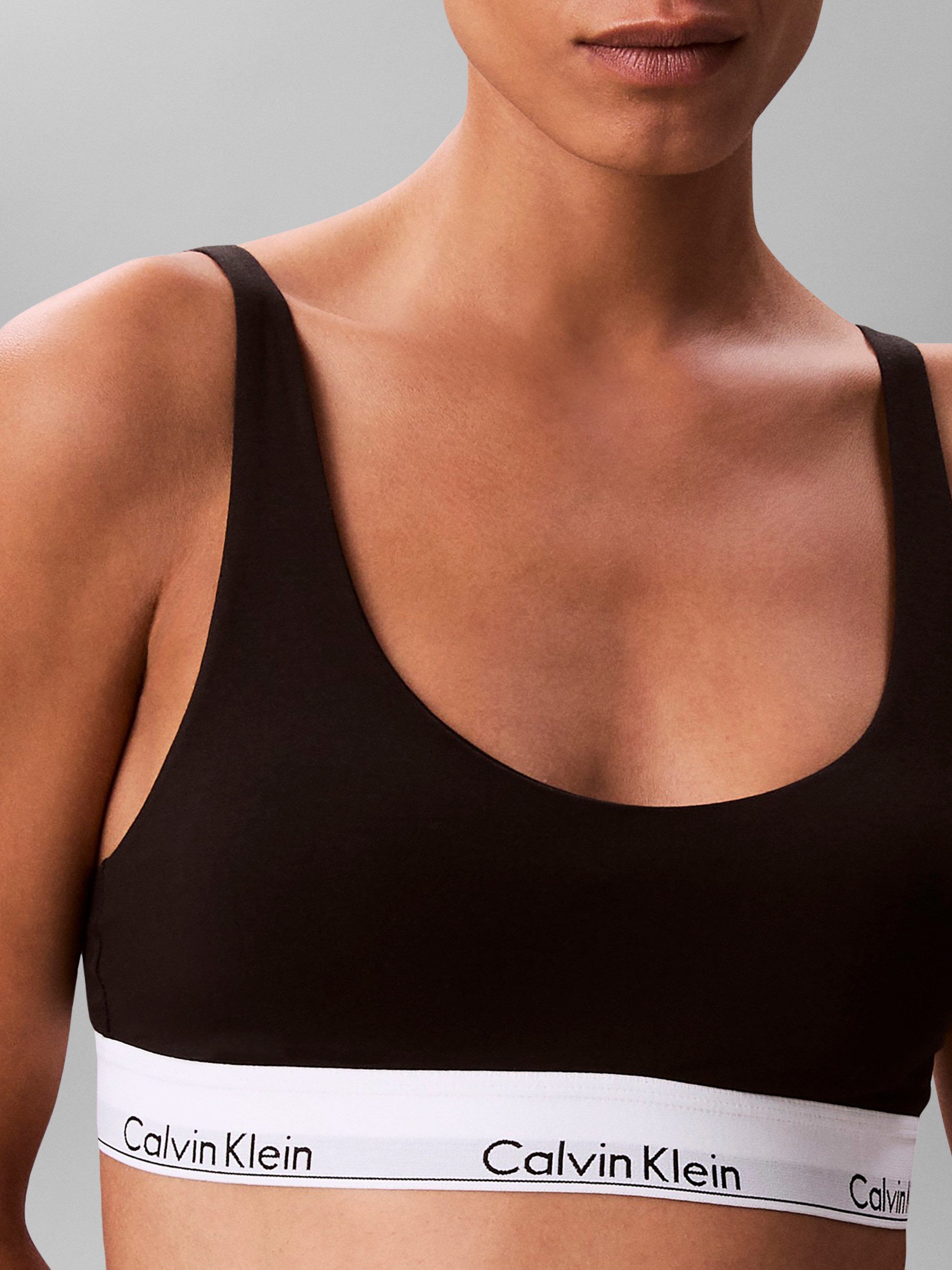 Calvin Klein Underwear Bralette-BH LIGHTLY LINED BRALETTE Mit elastischem Saum