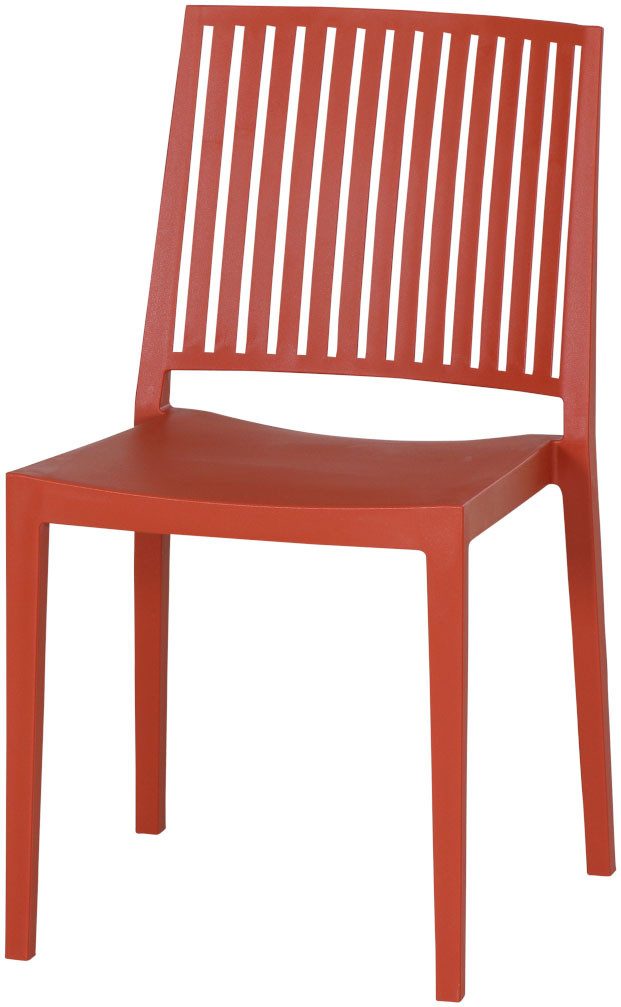 Siena Garden Gartensessel Lane 2er Set Stapelstuhl brick (Set, 2-St), Gestell, Polypropylen/Glasfaser