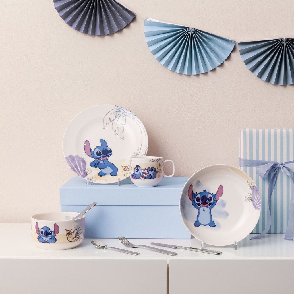 Villeroy & Boch Teller Disney Stitch Suppenteller ø 18,7 cm 6er Set, (6 St)