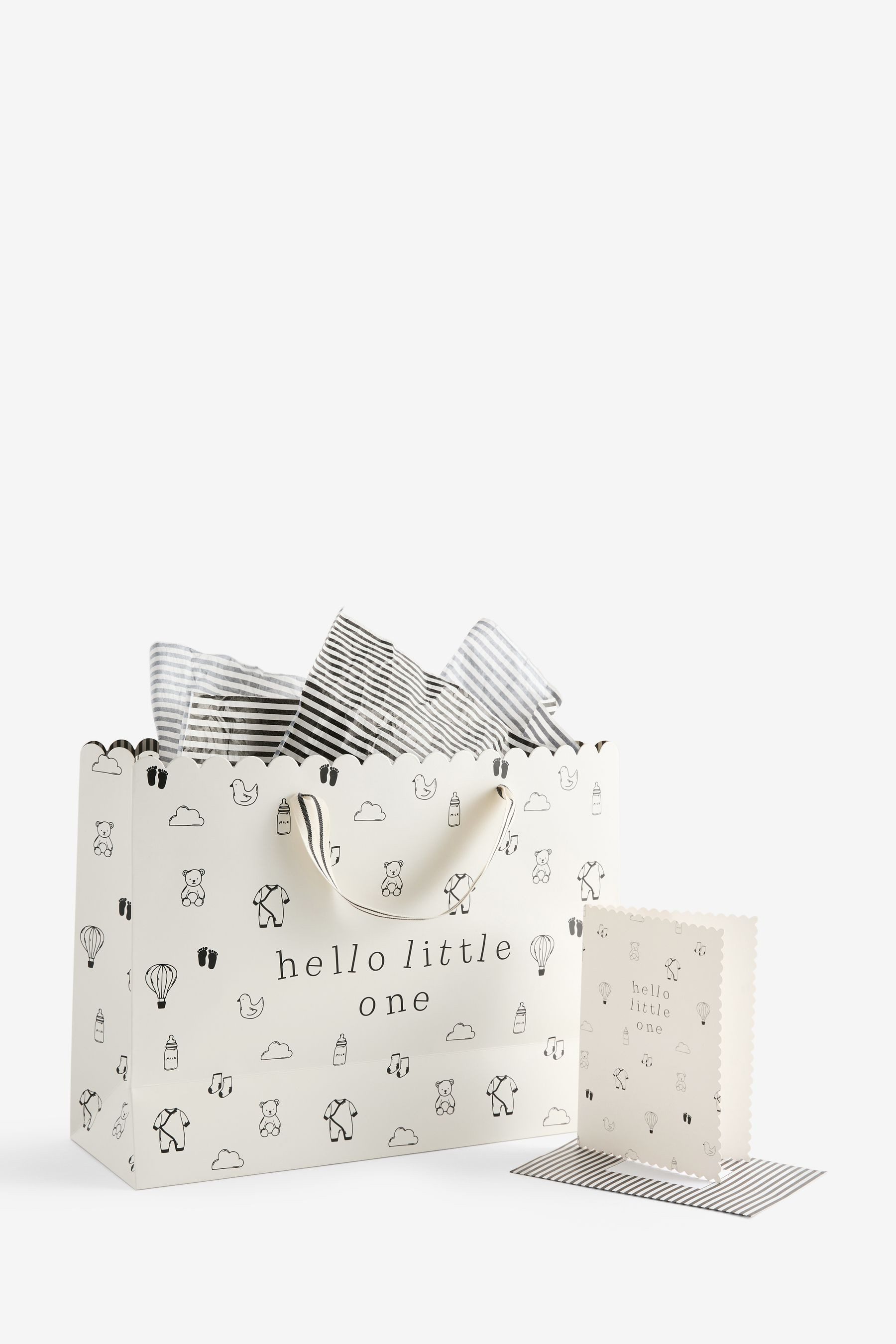 Next Geschenkpapier Baby-Geschenktasche und Karte im Set Icons, (1St) – Bild 4 von 4