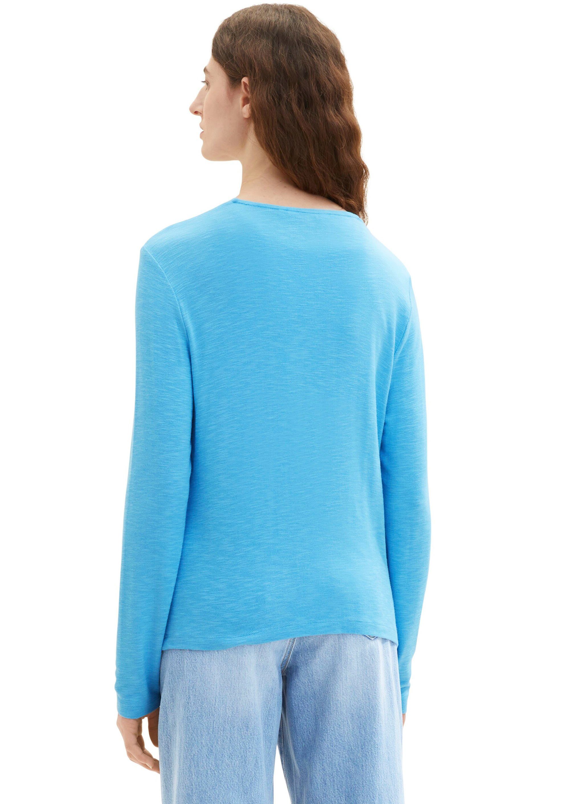 Streifenmuster TOM blue soft Cardigan TAILOR cloud mit