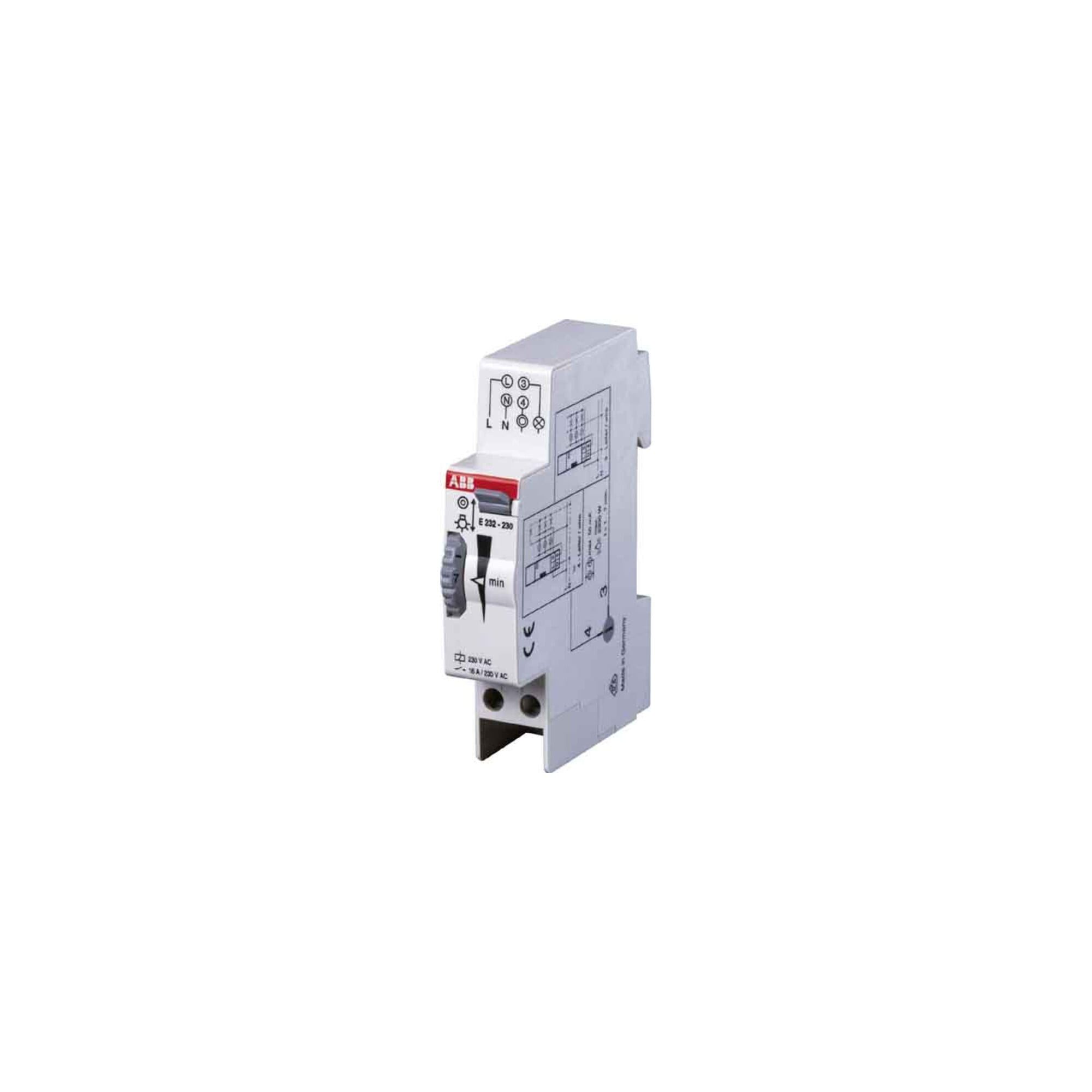 ABB Schalter ABB Stotz S&J Treppenlichtzeitschalter 1VA 1...7min. E232-230