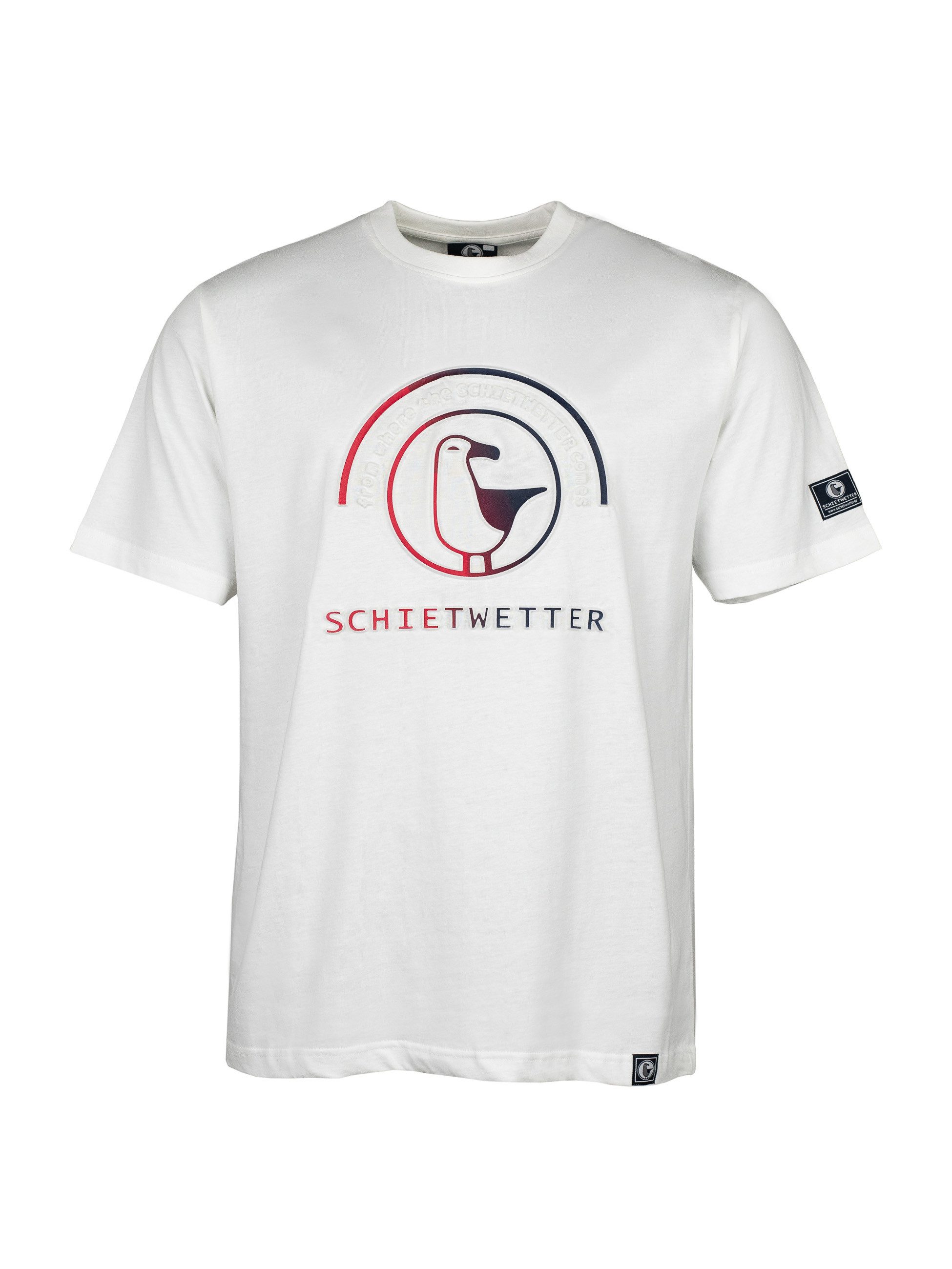 Schietwetter T-Shirt Herren T-Shirt Dirk 3D-Prägedruck, luftig, modisch (1-tlg)