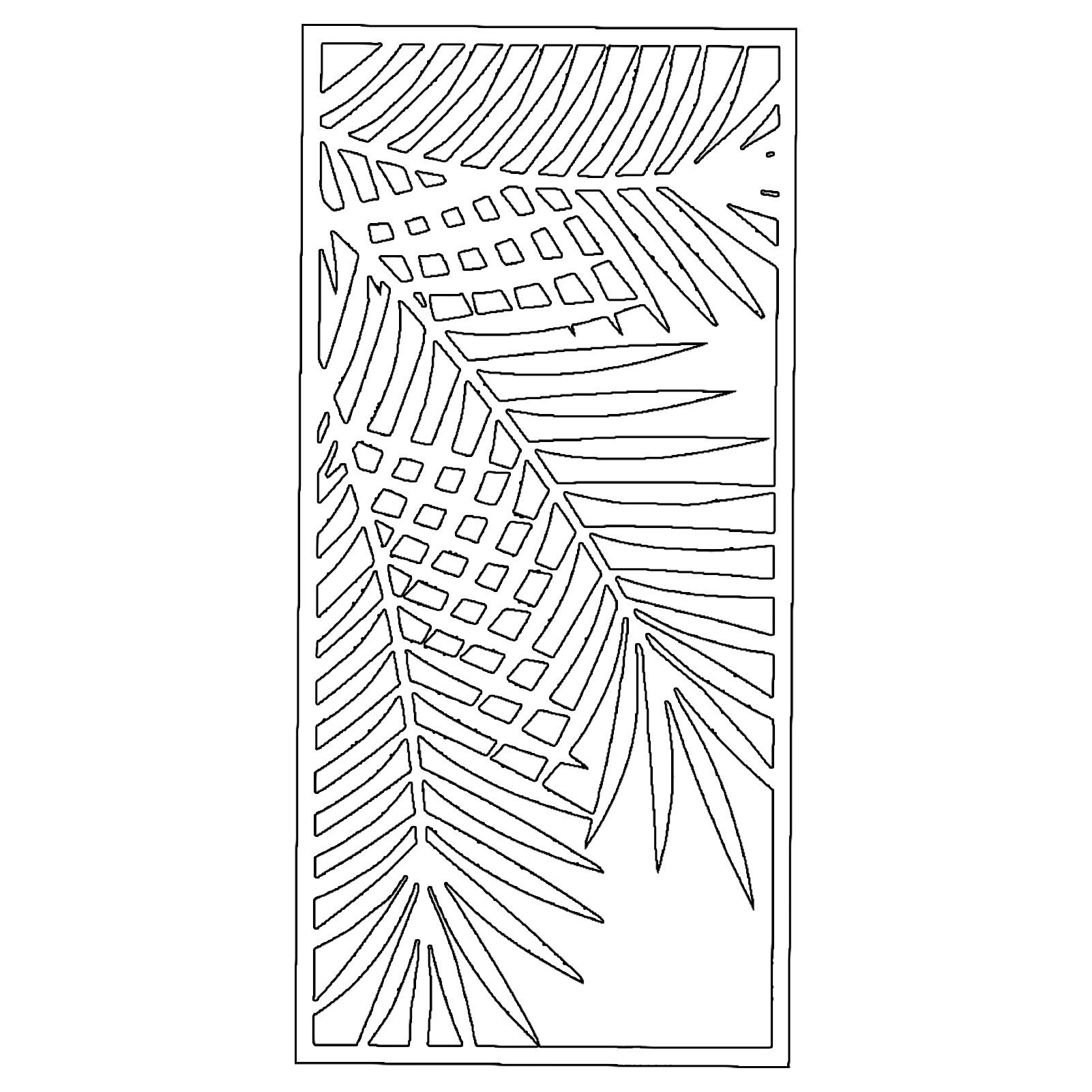 Jumpeak Wanddekoobjekt wanddekoration metall,Rechteck,Blatt,wanddekoration wohnzimmer, wanddekoration wohnzimmer,Metallverzierung,4 Farben,4 Größen