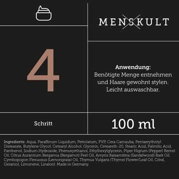 Menskult Modelliercreme Style-Creme, Individuelles Hairstyling für den natürlichen Look.