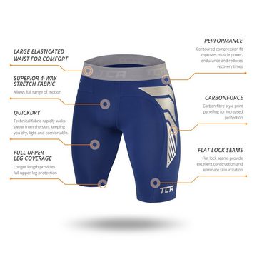 TCA Funktionsshorts TCA Herren CarbonForce Pro Thermo Shorts - Weiß (1-tlg)