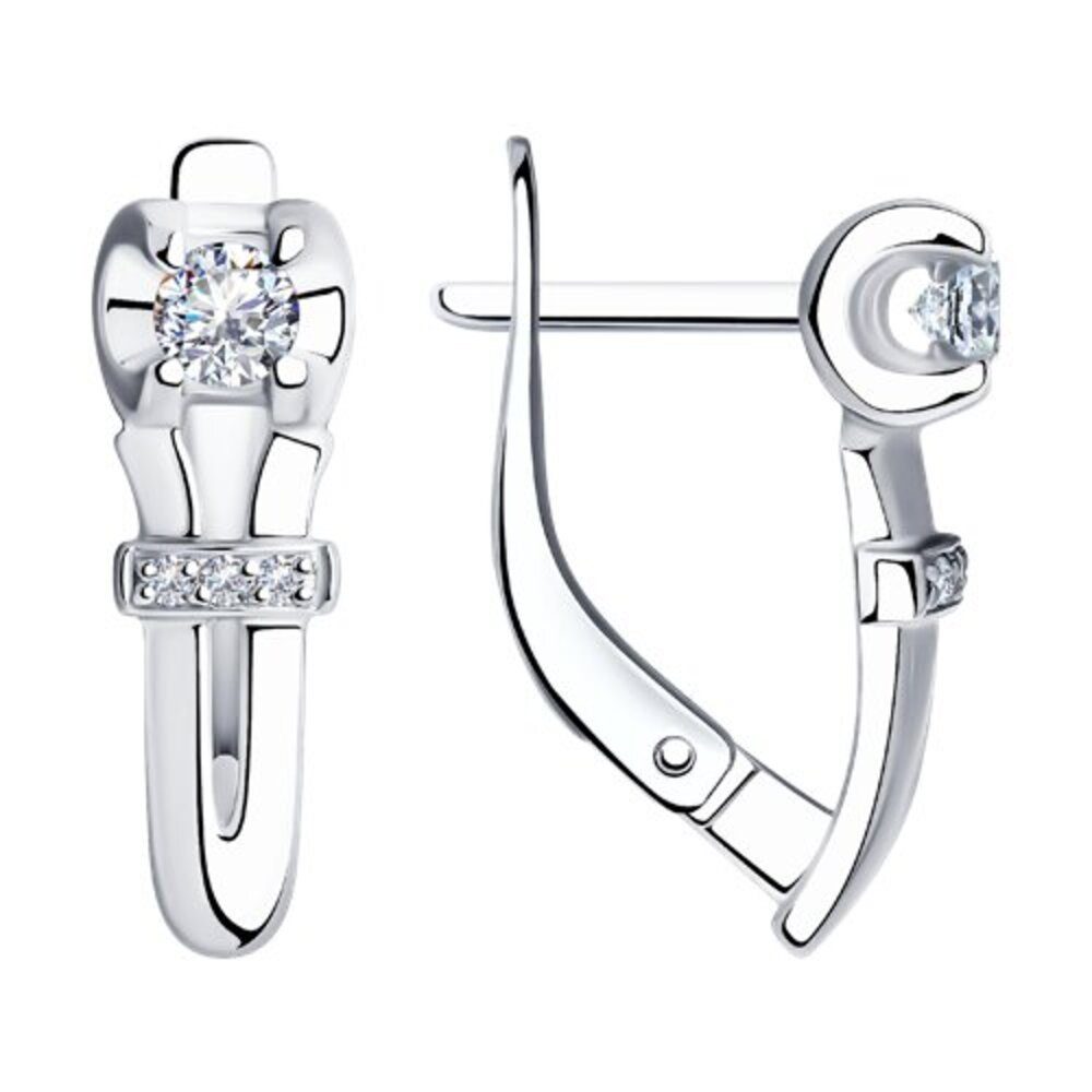 Creolen-Set Ohrringe 925 Silber Zirkonia Stein Damenschmuck