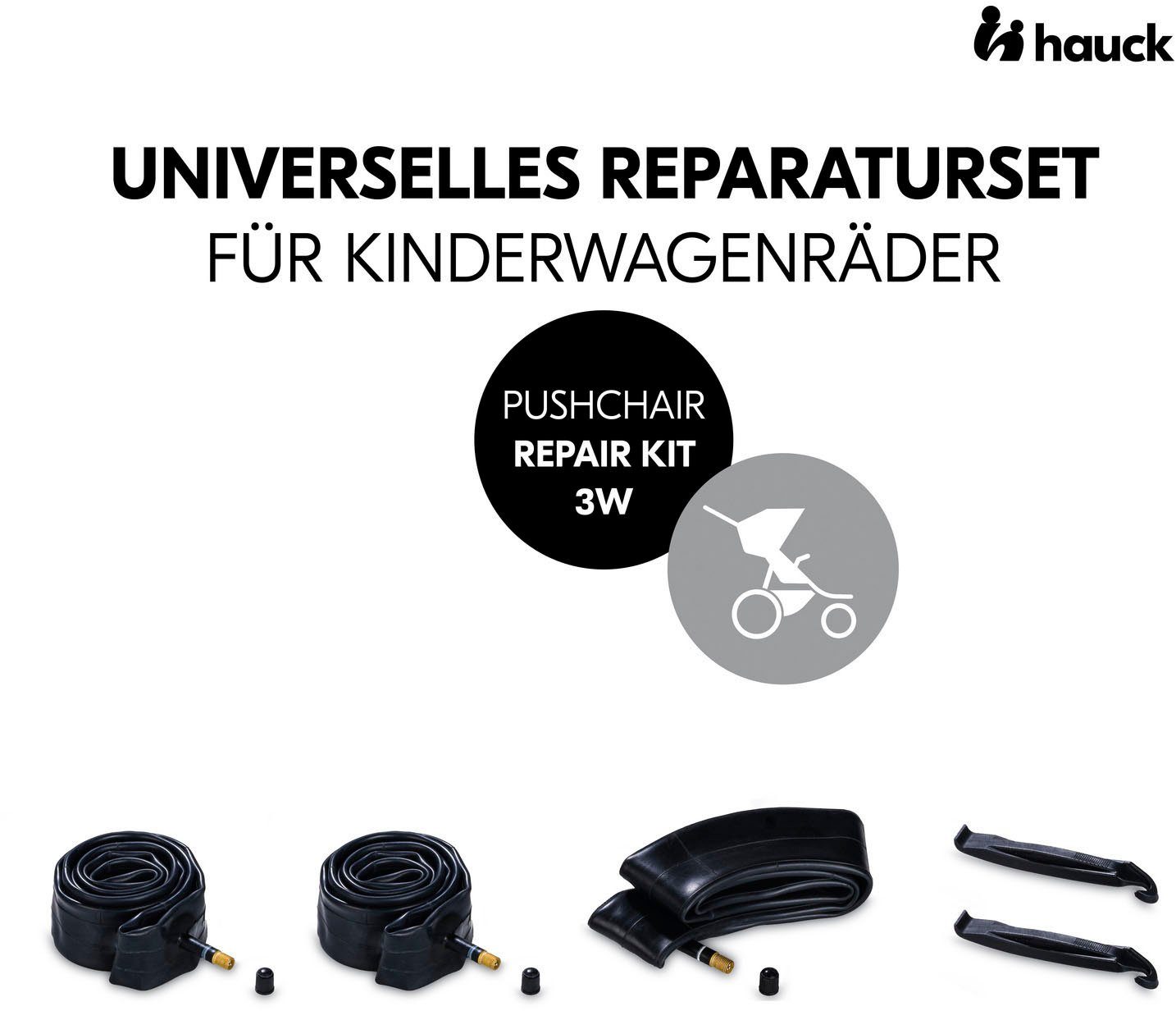 Kit Pushchair Reifen-Reparaturset Dreirad-Buggys Hauck 3W, für Repair