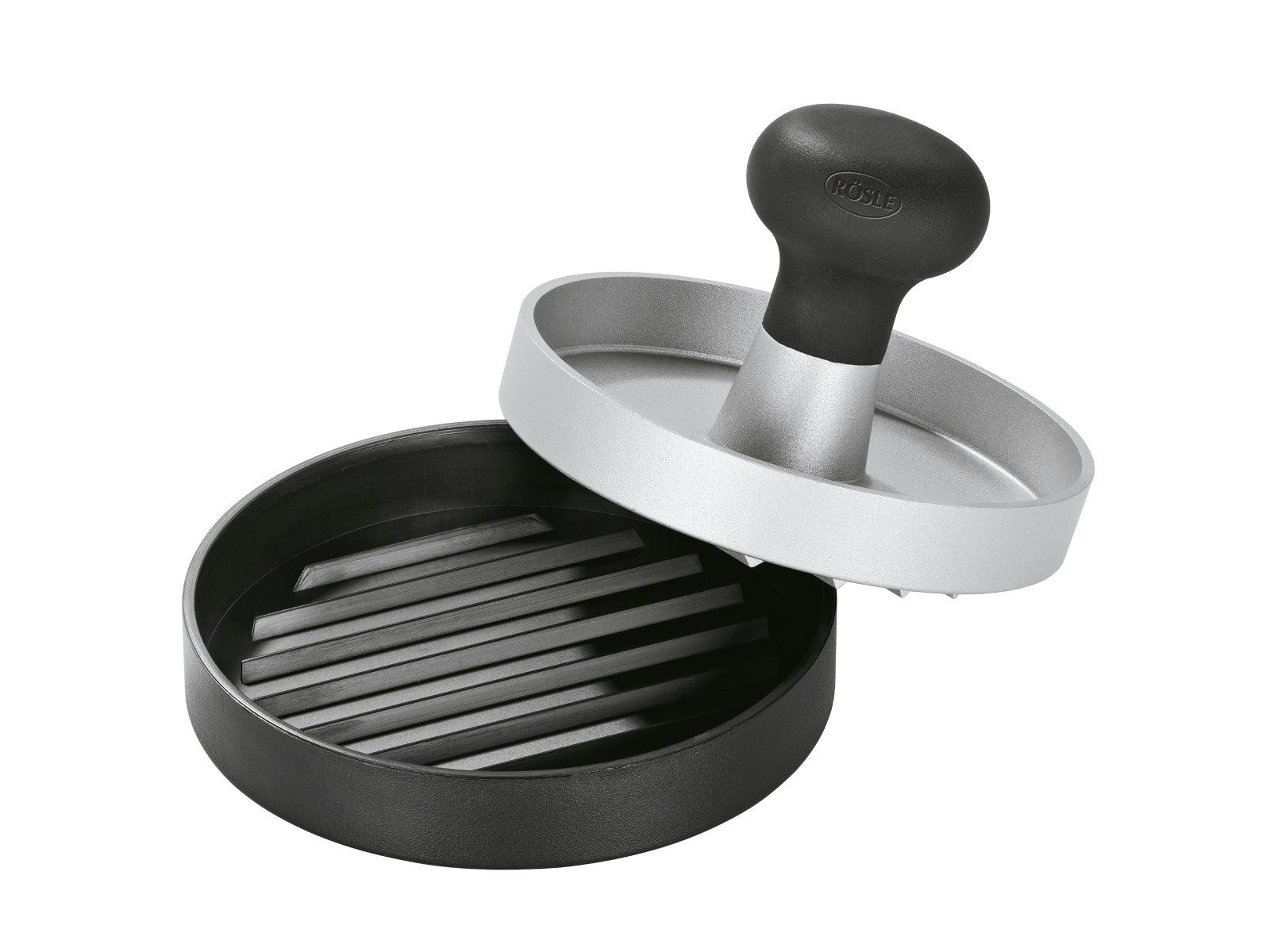 RÖSLE Burgerpresse Burgerpresse 11 cm, Edelstahl, Burgerpresse