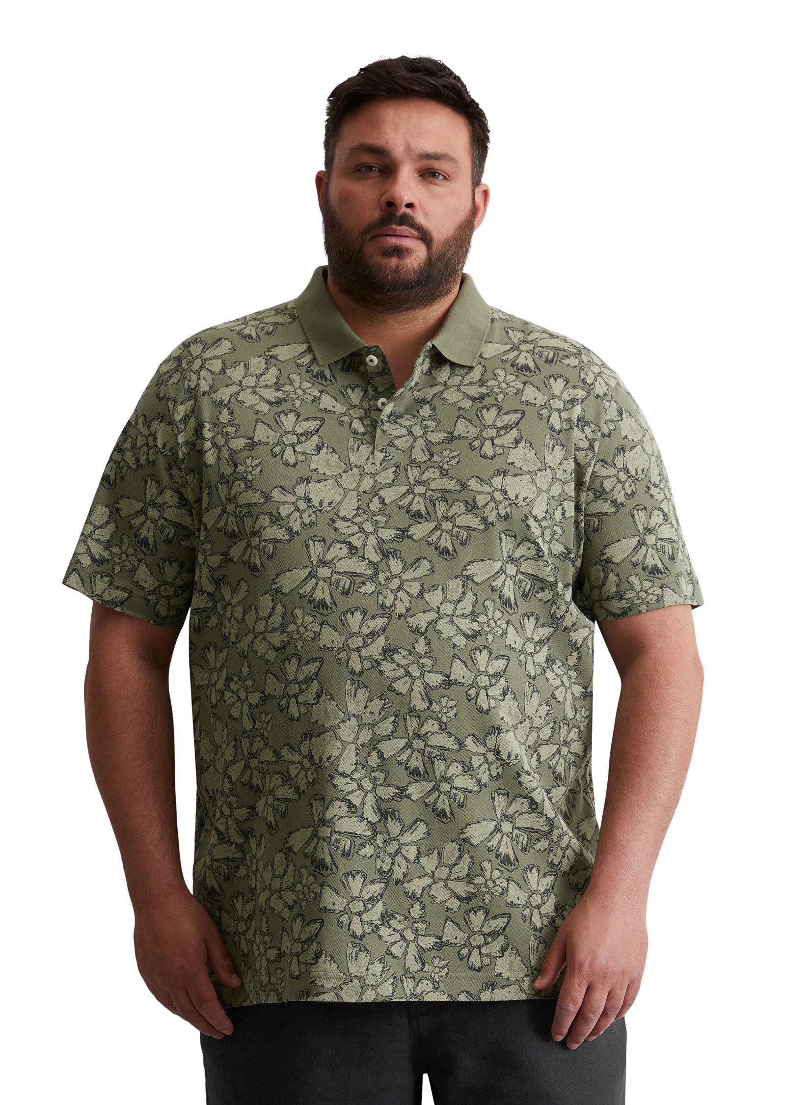 Marc O'Polo Poloshirt aus Bio-Baumwoll-Mix günstig online kaufen