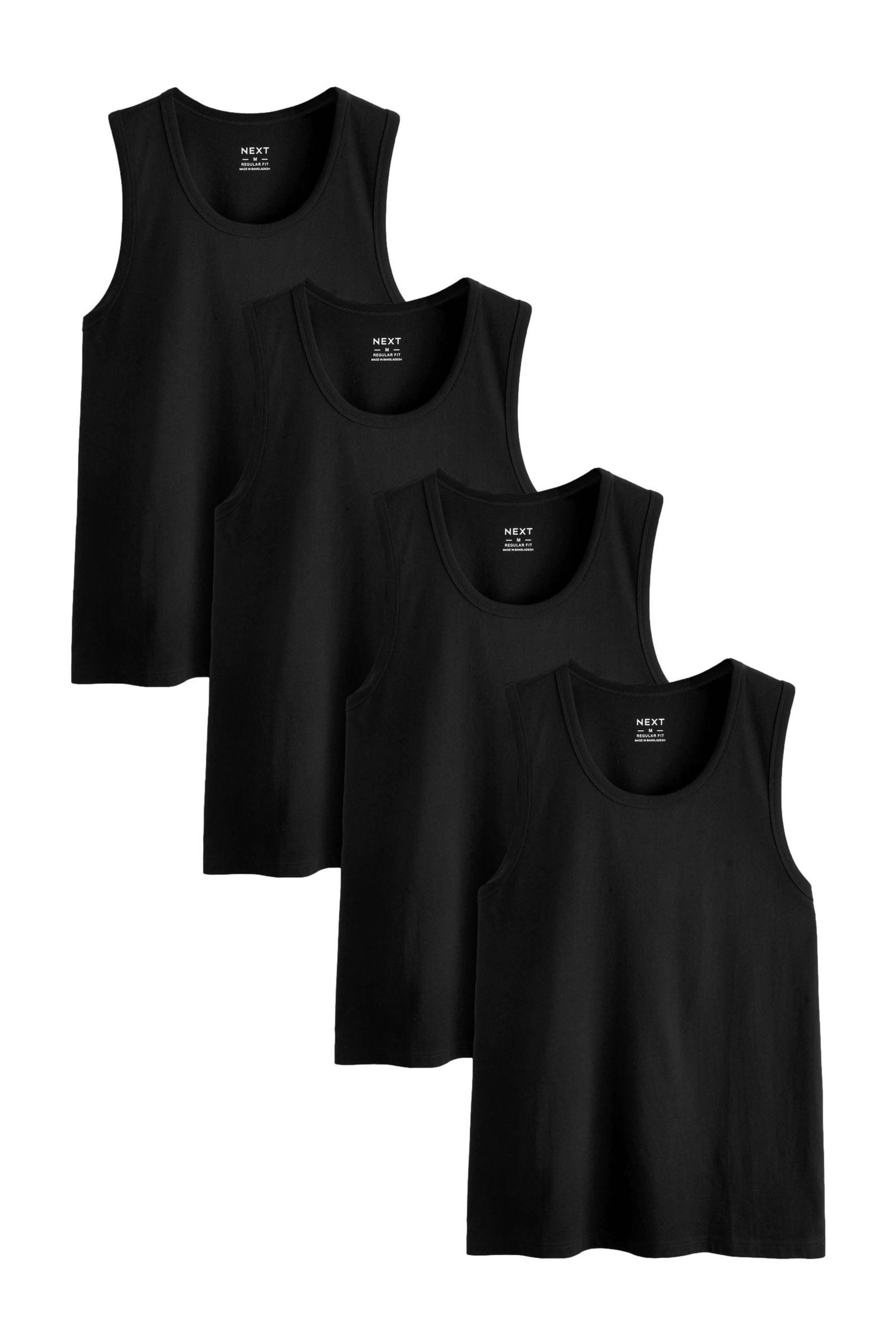 Unterhemd Unterhemden, 4er-Pack