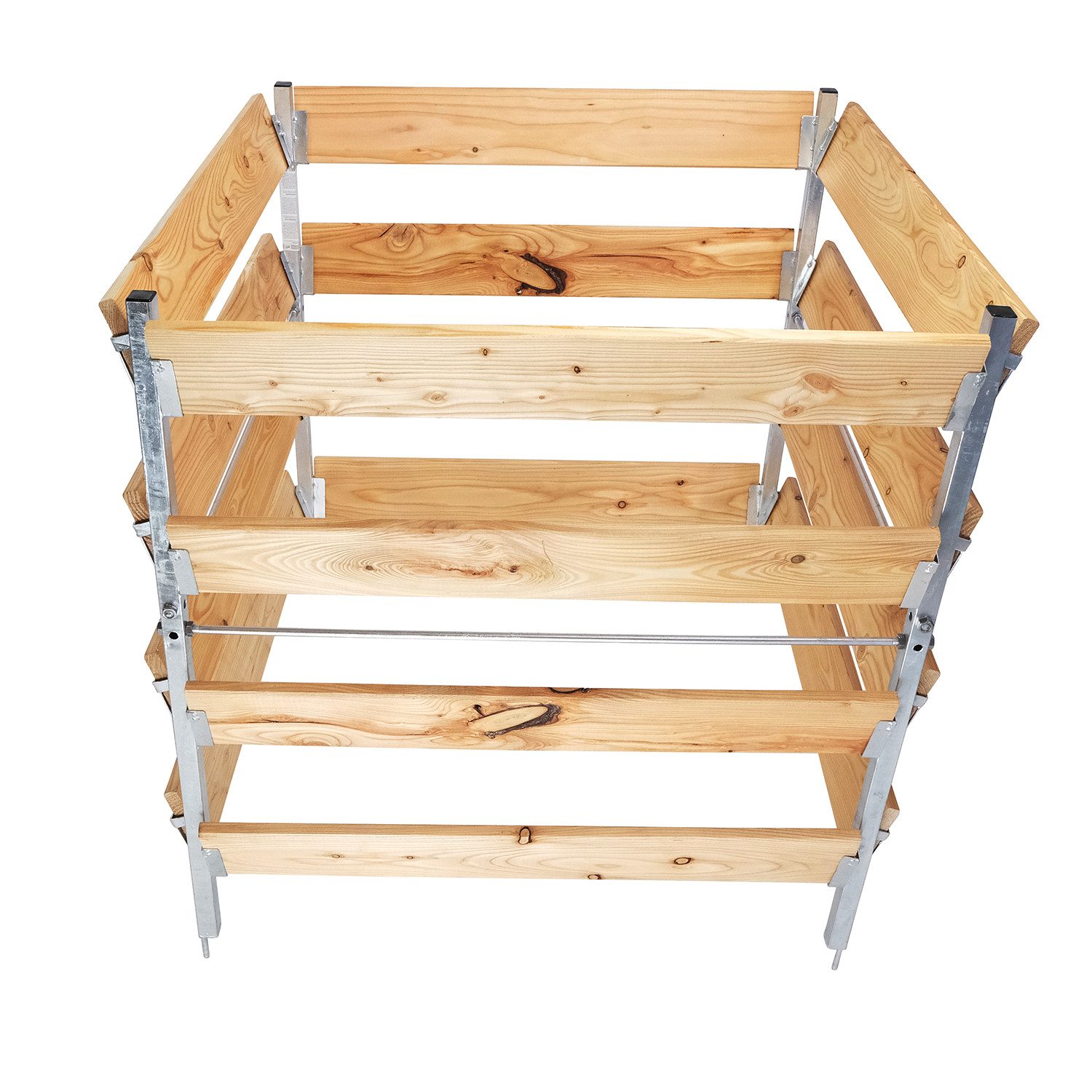Bellissa Schnellkomposter bellissa Komposter Holz/Metall 90 günstig online kaufen