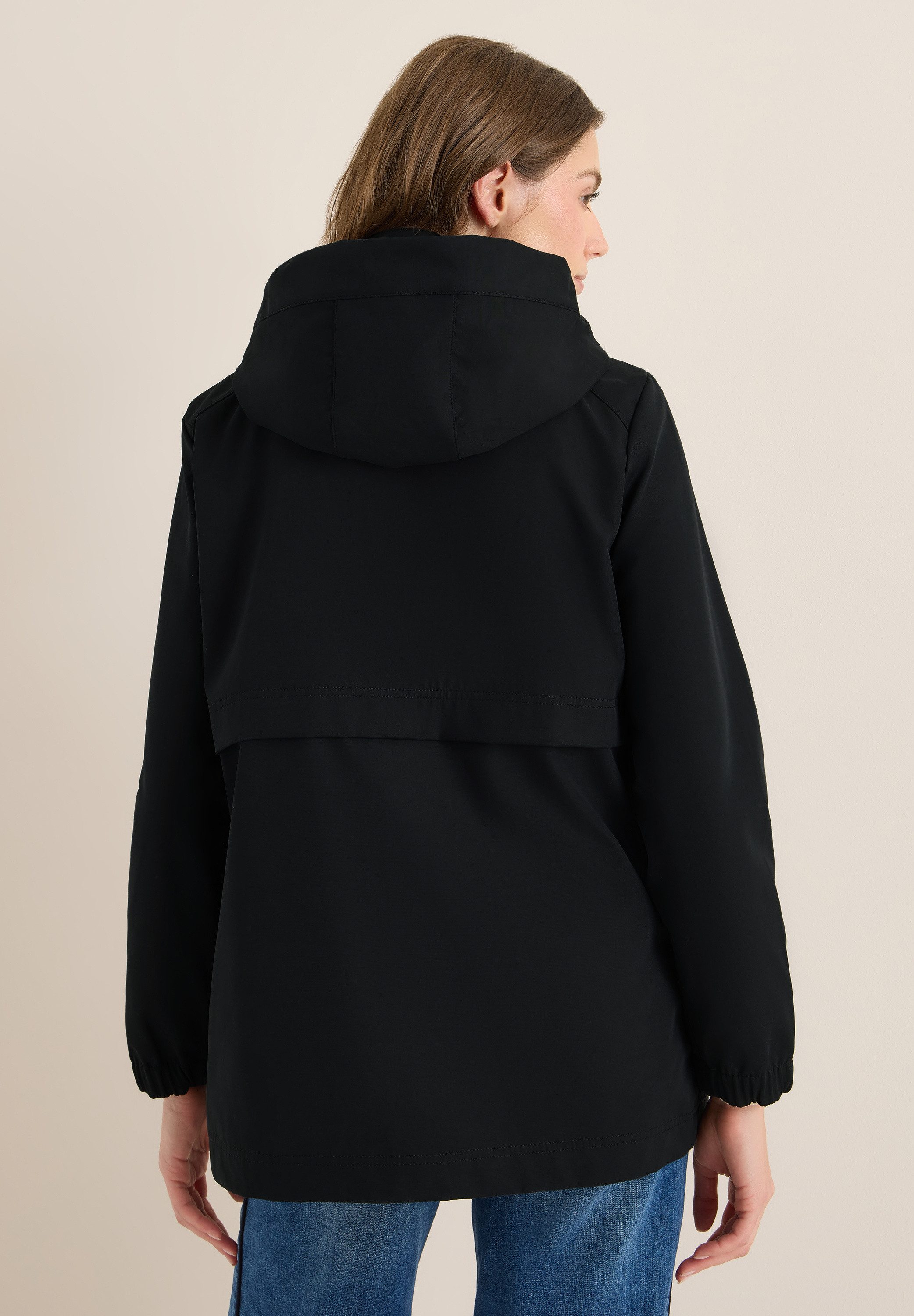 CECIL Outdoorjacke mit Kapuze mit Tunnelzugband günstig online kaufen