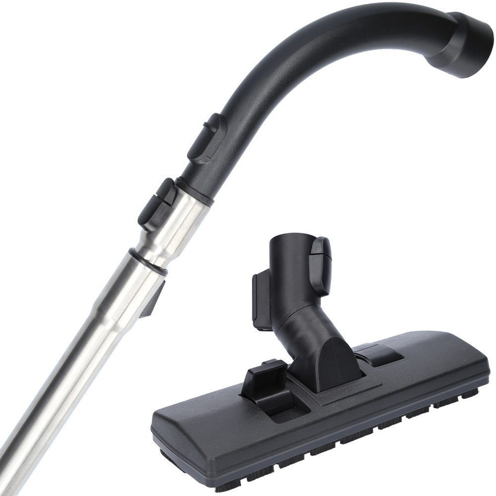 McFilter Teleskoprohr, Handgriff, Kombidüse, SET geeignet für Miele Staubsauger mit 35mm, Anschluss, Длина: ca. 61-103cm, Bodendüse SBD 285-3 AllTeQ (7253830)