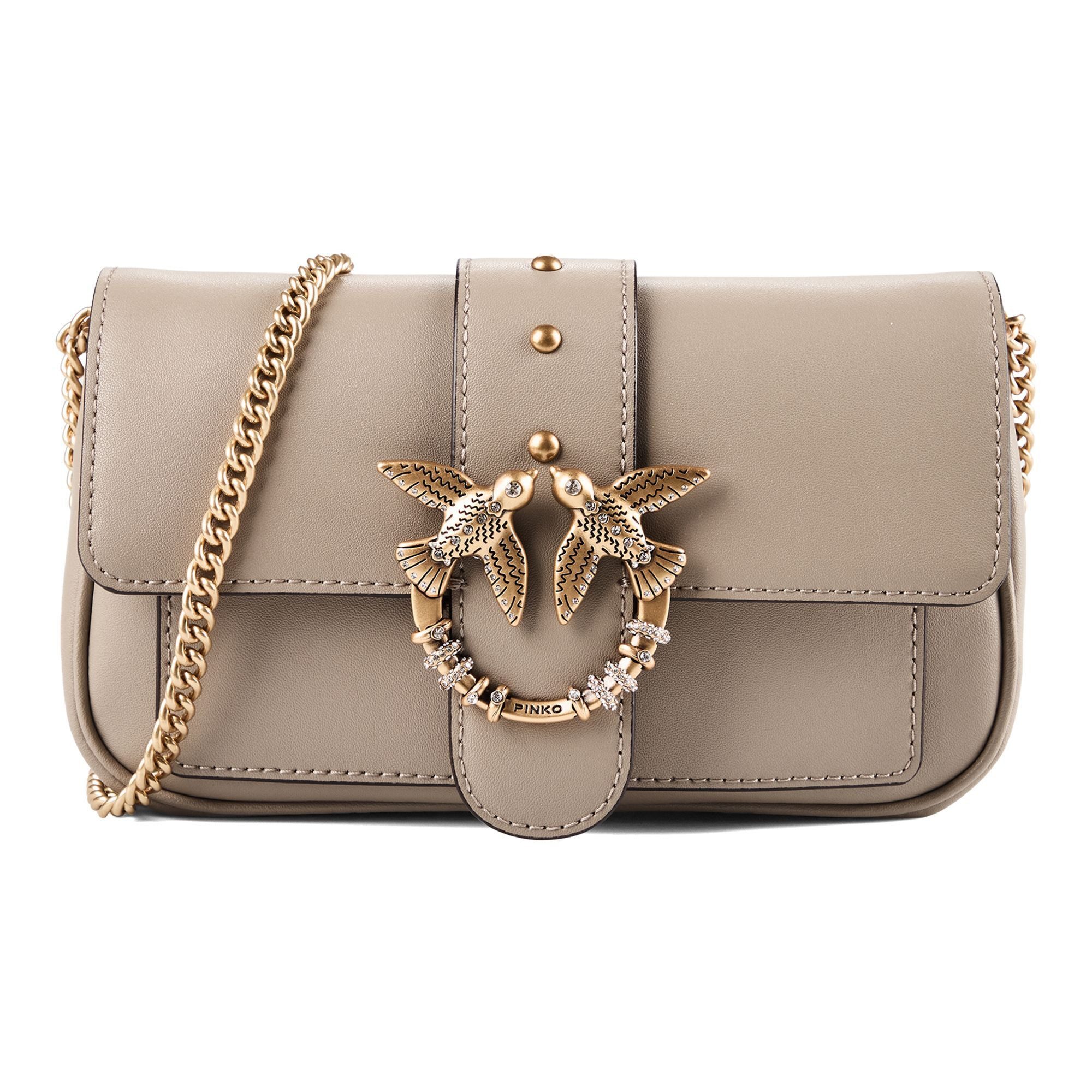 PINKO Umhängetasche Love Pocket, Leder