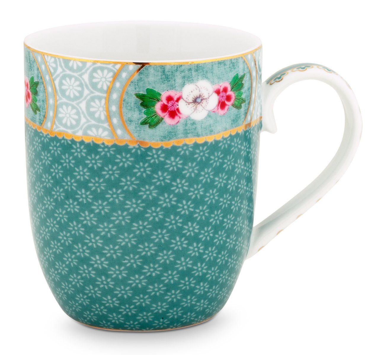 Becher Blushing Birds Henkelbecher blue 0,145 l