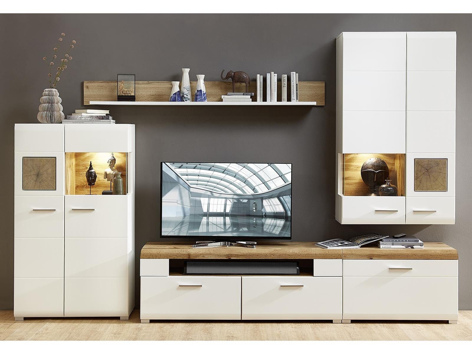 Innostyle Wohnwand 320 x 205 x 47 cm (B/H/T)