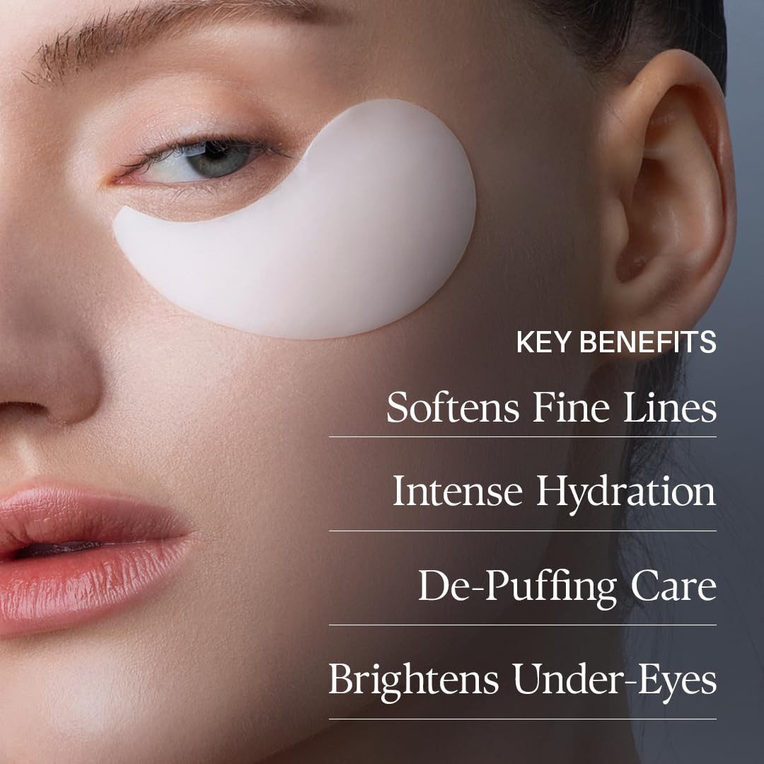 d'Alba Anti-Aging-Augencreme Piedmont Weißer Trüffel Intensive The Real Augenpads, 1-tlg., 60 Hydrogel-Augenpads (30 Anwendungen), Intensive Pflege für eine strahlende Augenpartie