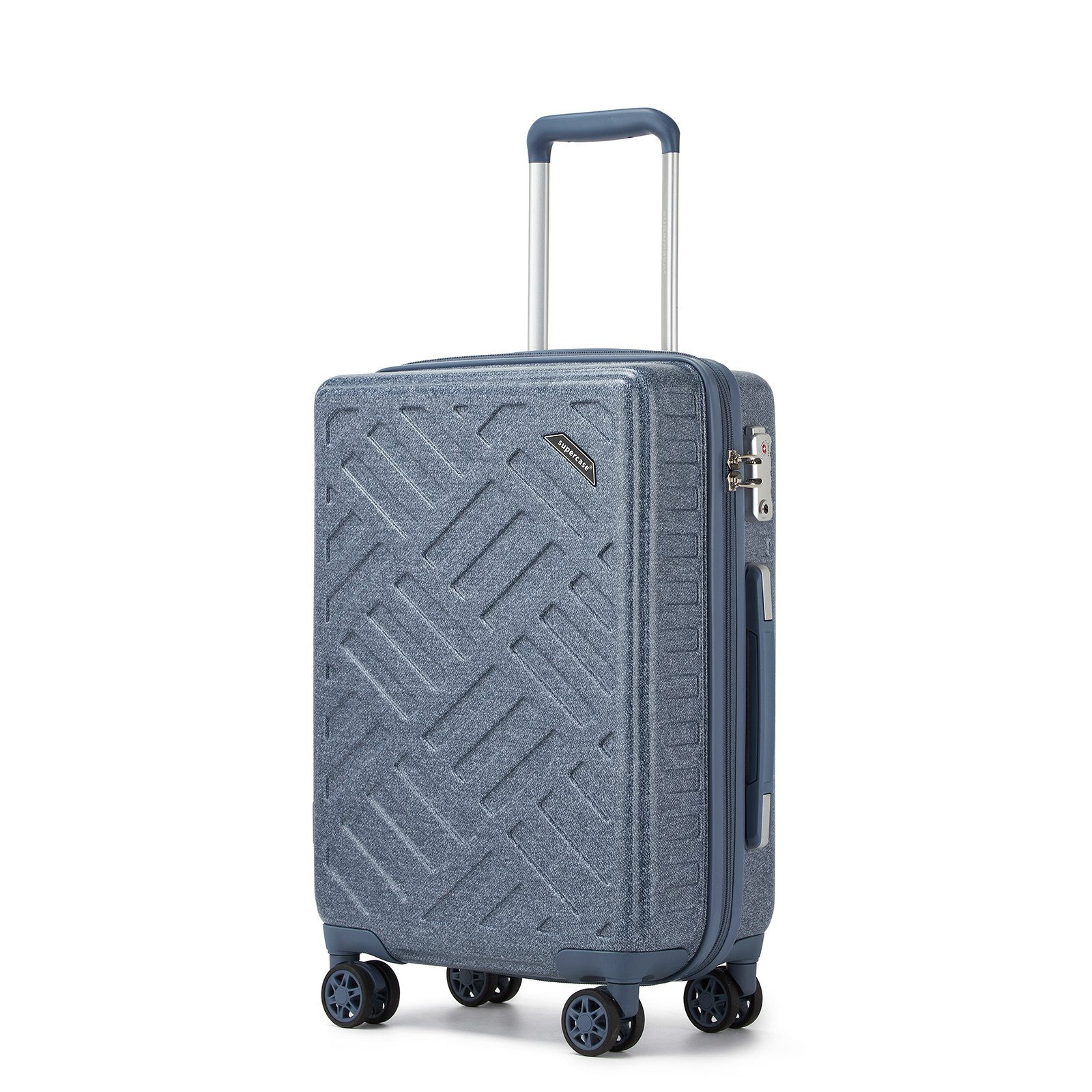 Supercase Trolley Leichter Hartschalenkoffer mit 4 günstig online kaufen