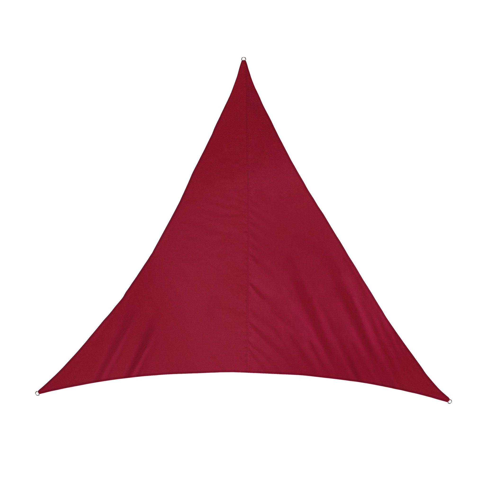 jarolift Sonnensegel Sonnensegel 3x3x3m dreieckig weinrot UV-Schutz wasserabweisend, (1-tlg), Dreieckiges Sonnensegel mit UV-Schutz und stabiler Verarbeitung