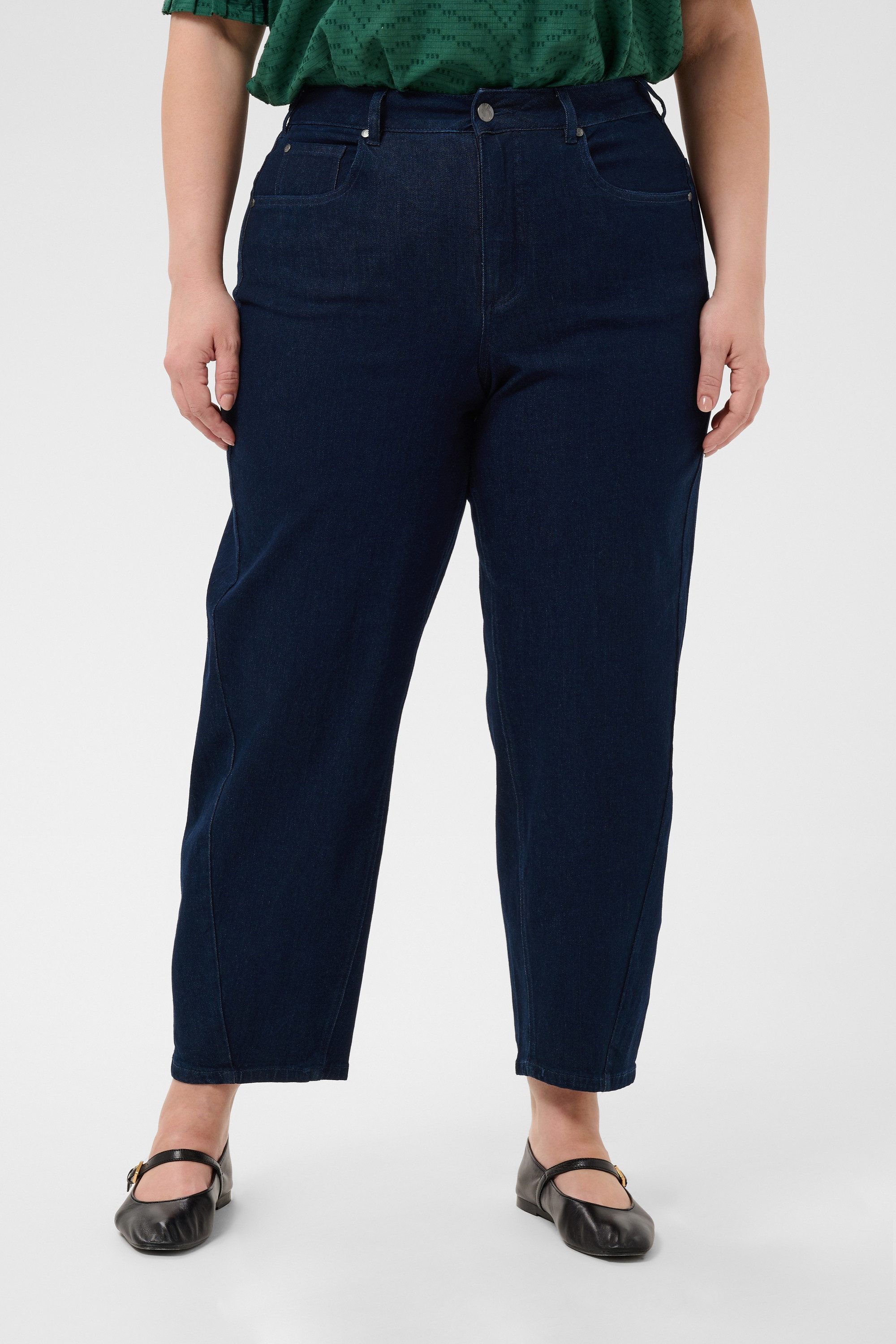 KAFFE Curve Regular-fit-Jeans Jeans KCandrya Große Größen