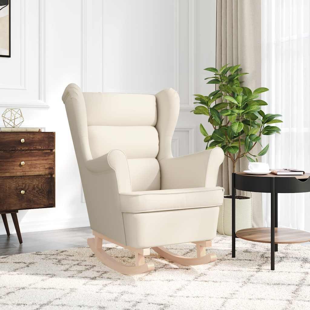 vidaXL Sessel Schaukelsessel Weiß 74x90x102 cm günstig online kaufen