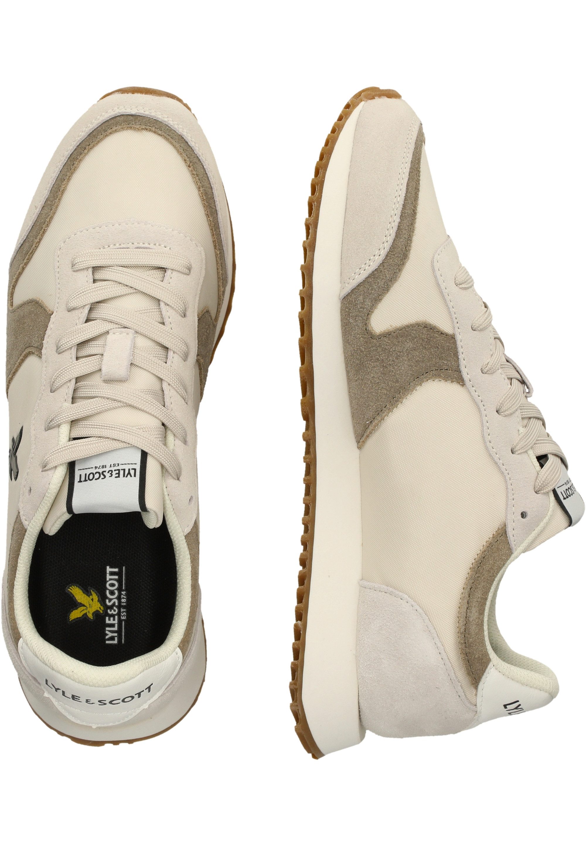 Lyle & Scott Leno Sneaker mit gepolsterter Zwischensohle und ikonischem Logo – Bild 5 von 5