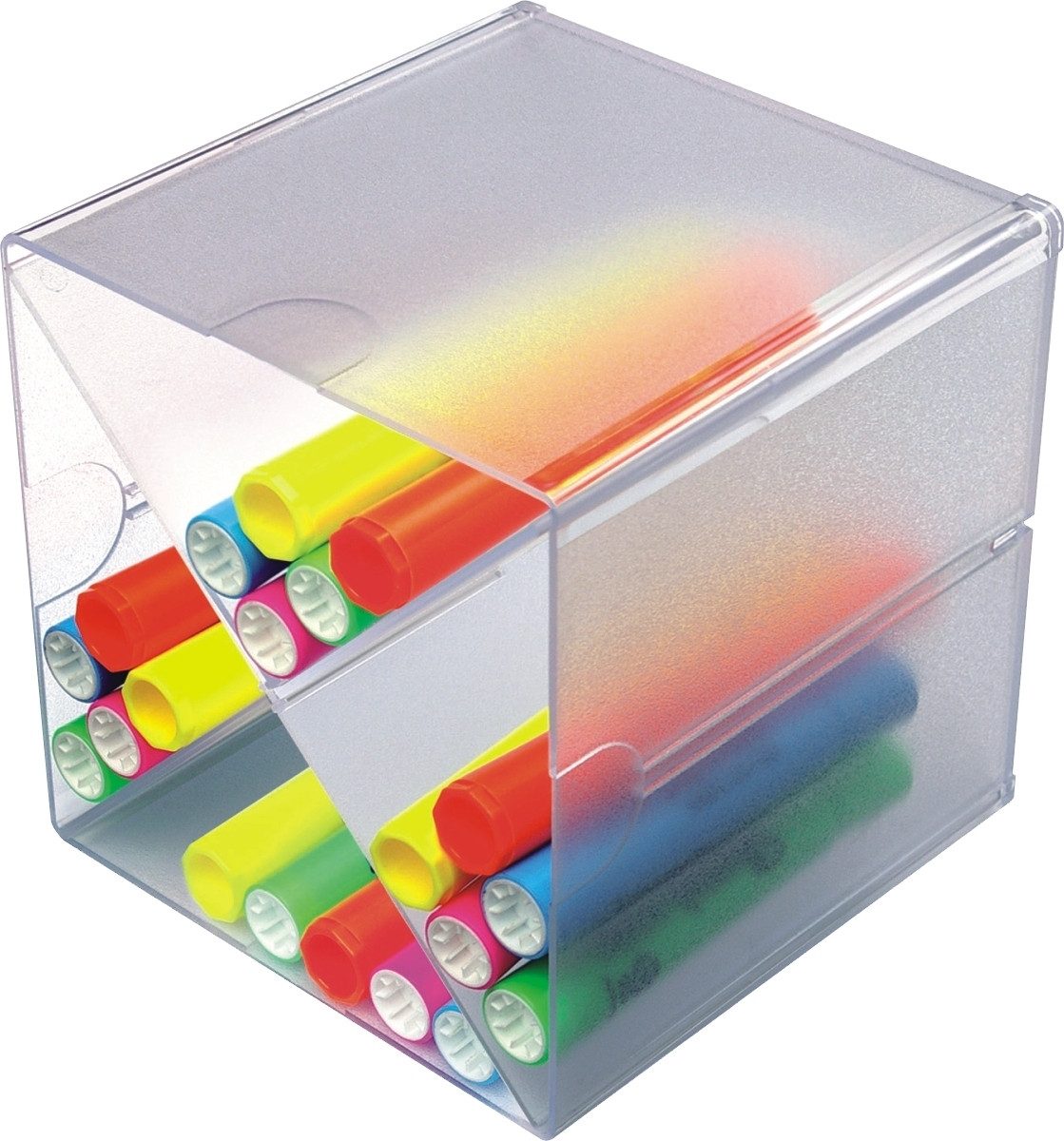 Deflecto Aufbewahrungsbox X-Trennung für Organiser Cube transparent