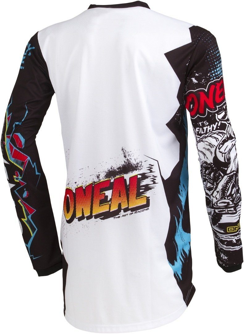 O’NEAL Motorradhandschuhe Element Villain Jugend Motocross Jersey Atmungsaktiv
