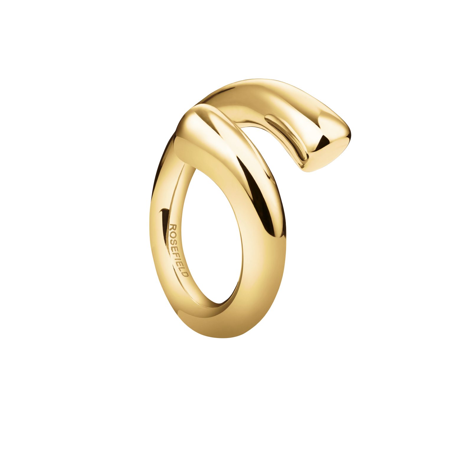 ROSEFIELD Fingerring ROSEFIELD Ring Umschlungen Größe 56 Goldfarben