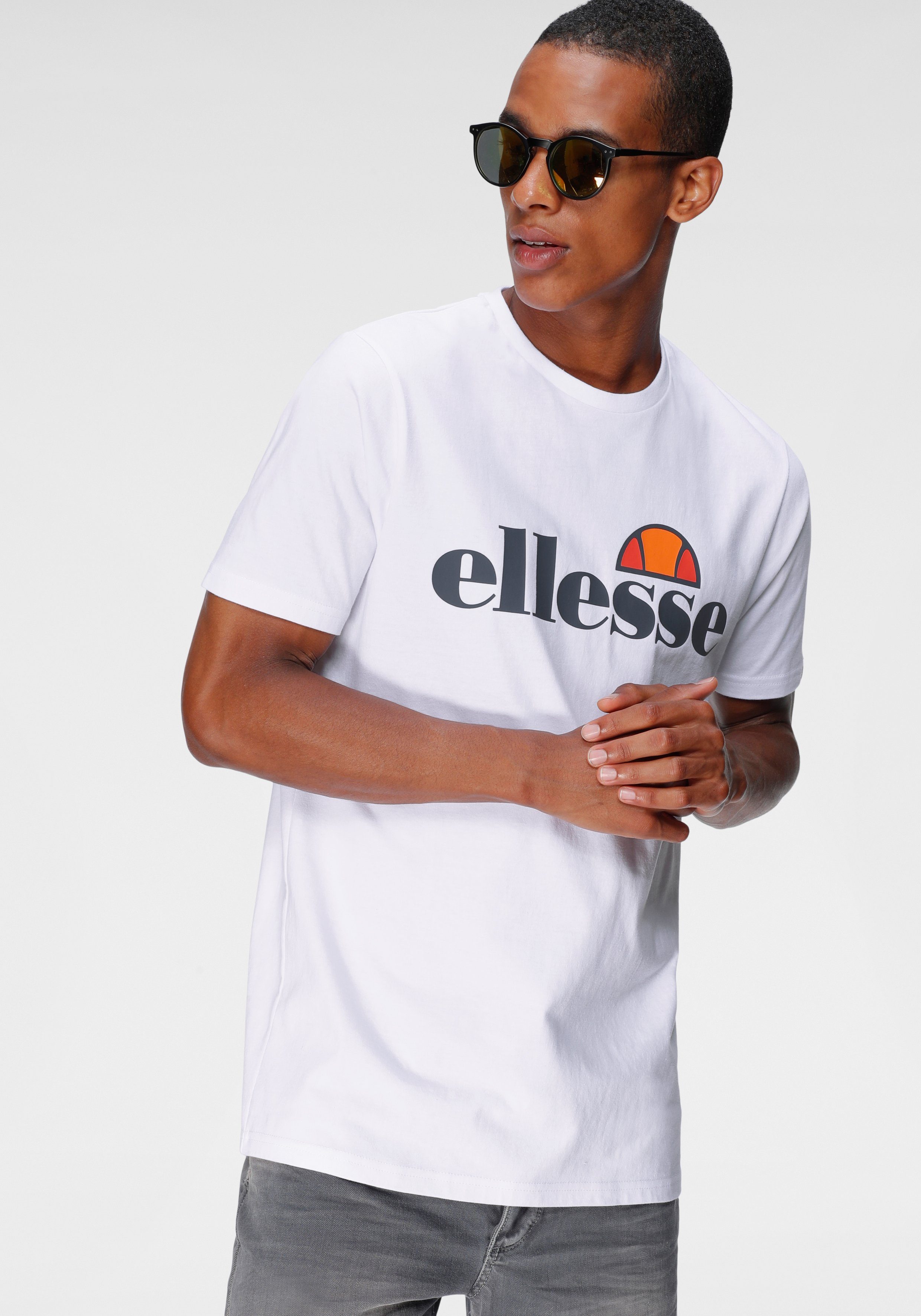 weiß SL TEE T-Shirt Ellesse PRADO