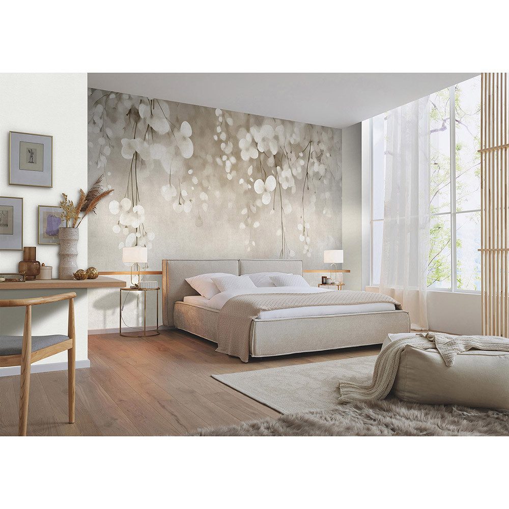 Erismann Fototapete Blumenranken Creme Grau 22069-07-01 Guido Maria Kretschmer