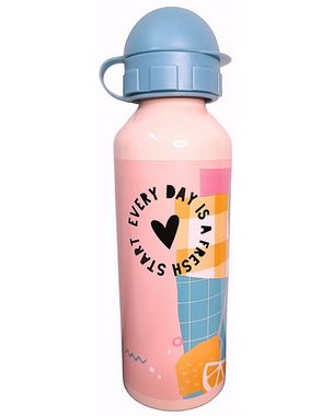 Barbie Lunchbox EVERY DAY IS A FRESH START, Kunststoff, (2-tlg), Kinder Set Brotdose + Alu Trinkflasche BPA frei