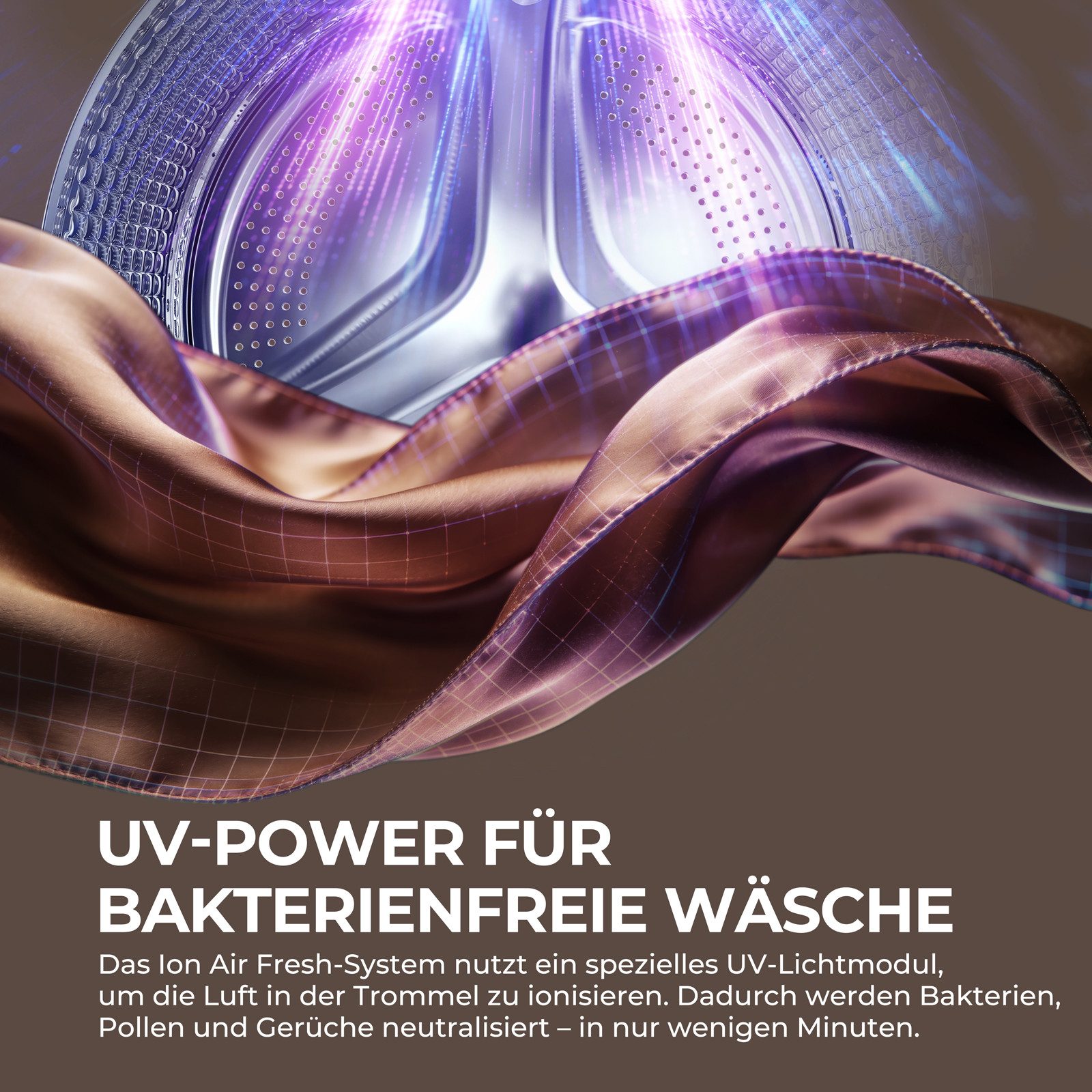 Haier Wärmepumpentrockner G7 Serie HD90-B667U1, Smart AI Automatikprogramm & Ion Air Fresh – Bild 4 von 5