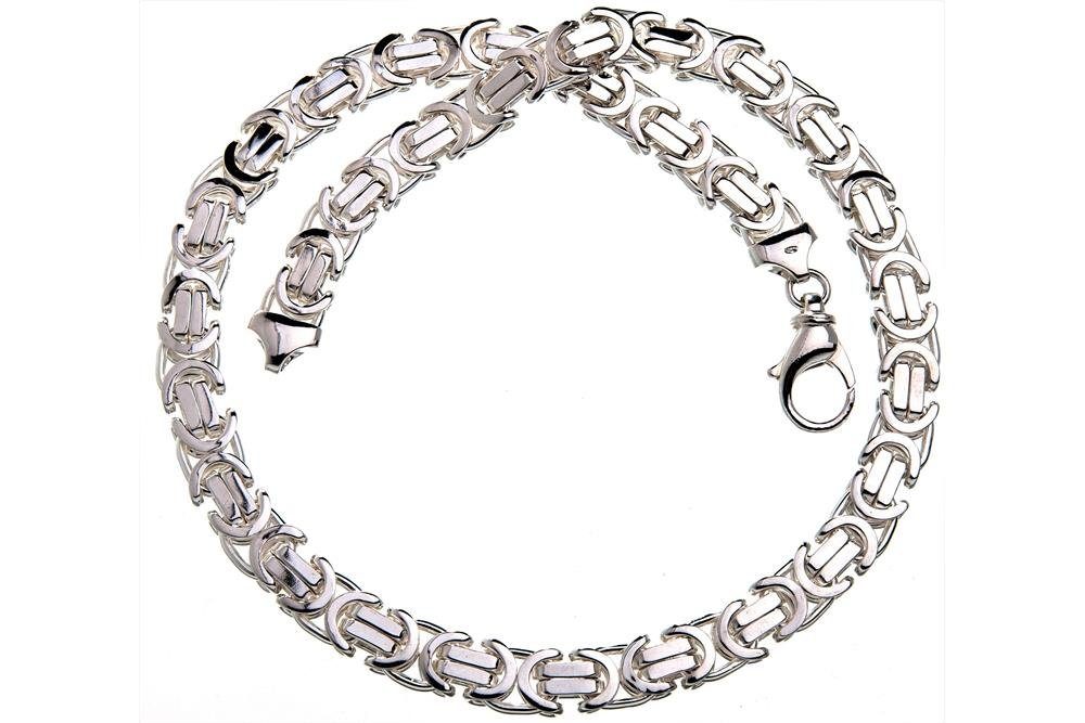 Silberkette Königskette, flach 11mm - 925 Silber, Länge wählbar von 45-100cm