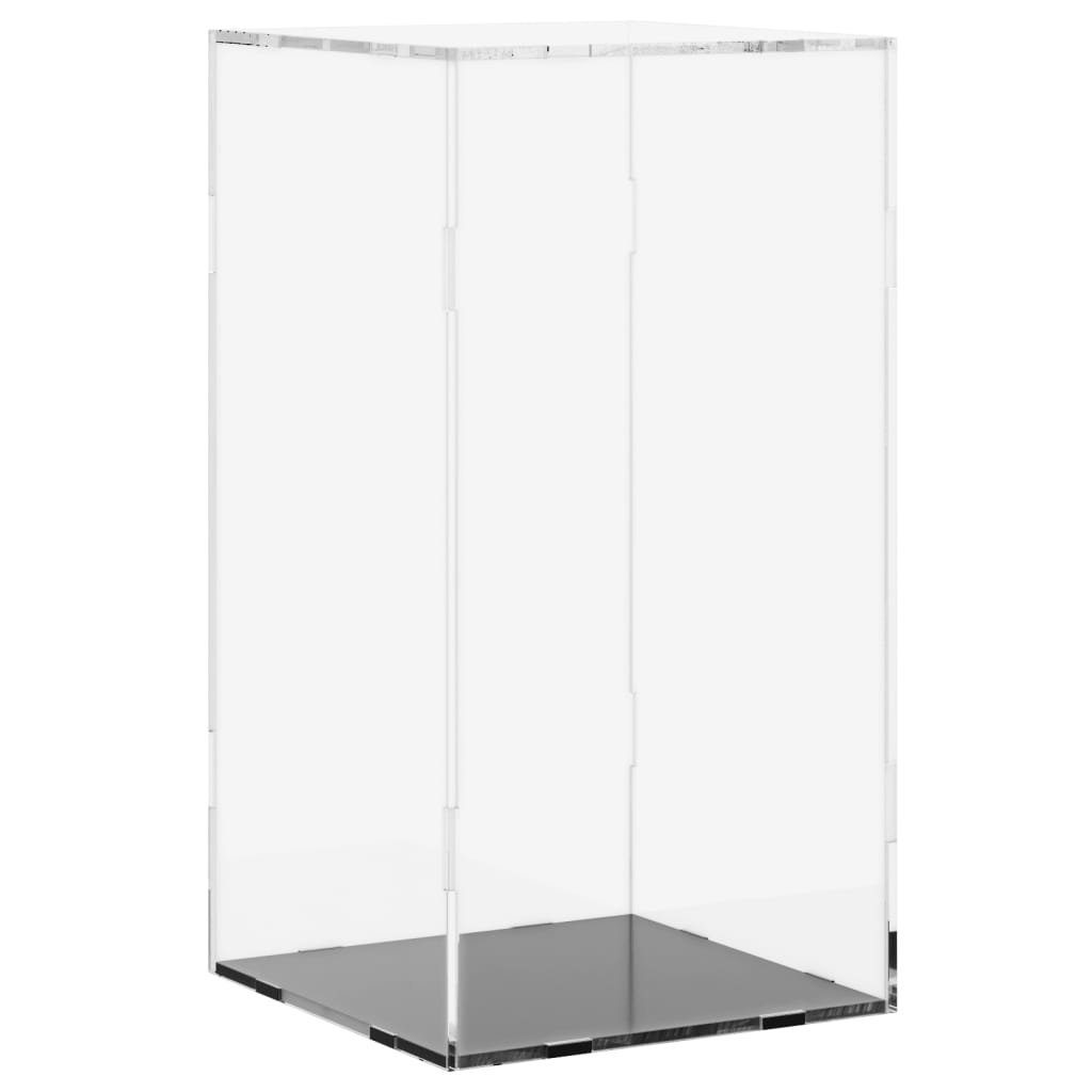 vidaXL Vitrine 20 x 20 x 38 cm Vitrine Transparent 20x20x38 cm Acryl