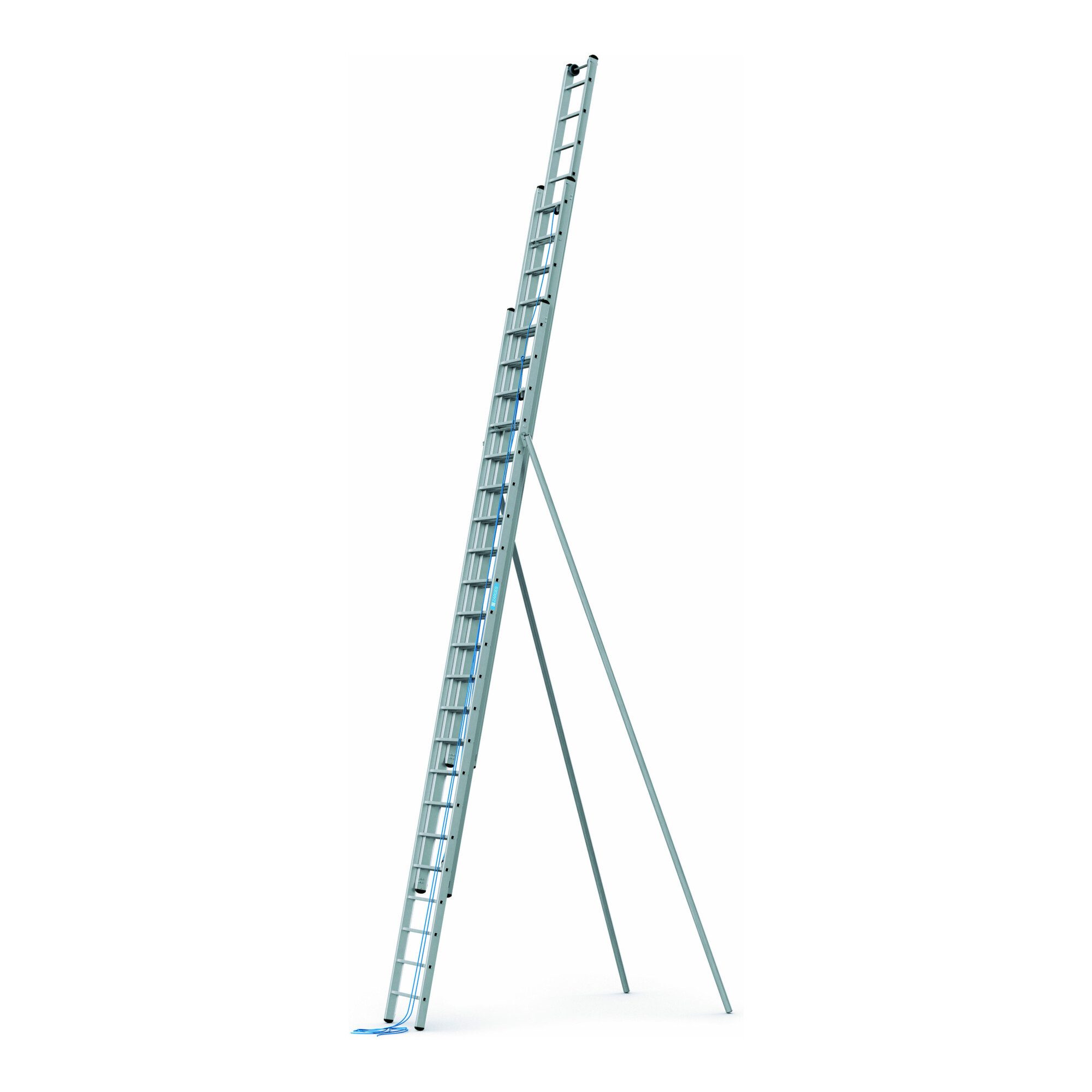 Zarges Anlegeleiter ZARGES Skyline 3E - LM-Seilzugleiter 3 x 22 Sprossen