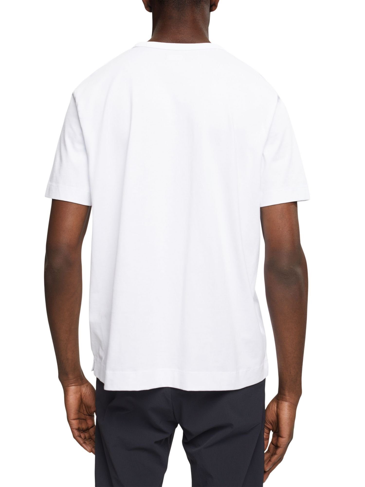 auf der (1-tlg) Esprit mit T-Shirt Brust Baumwoll-T-Shirt Collection Print
