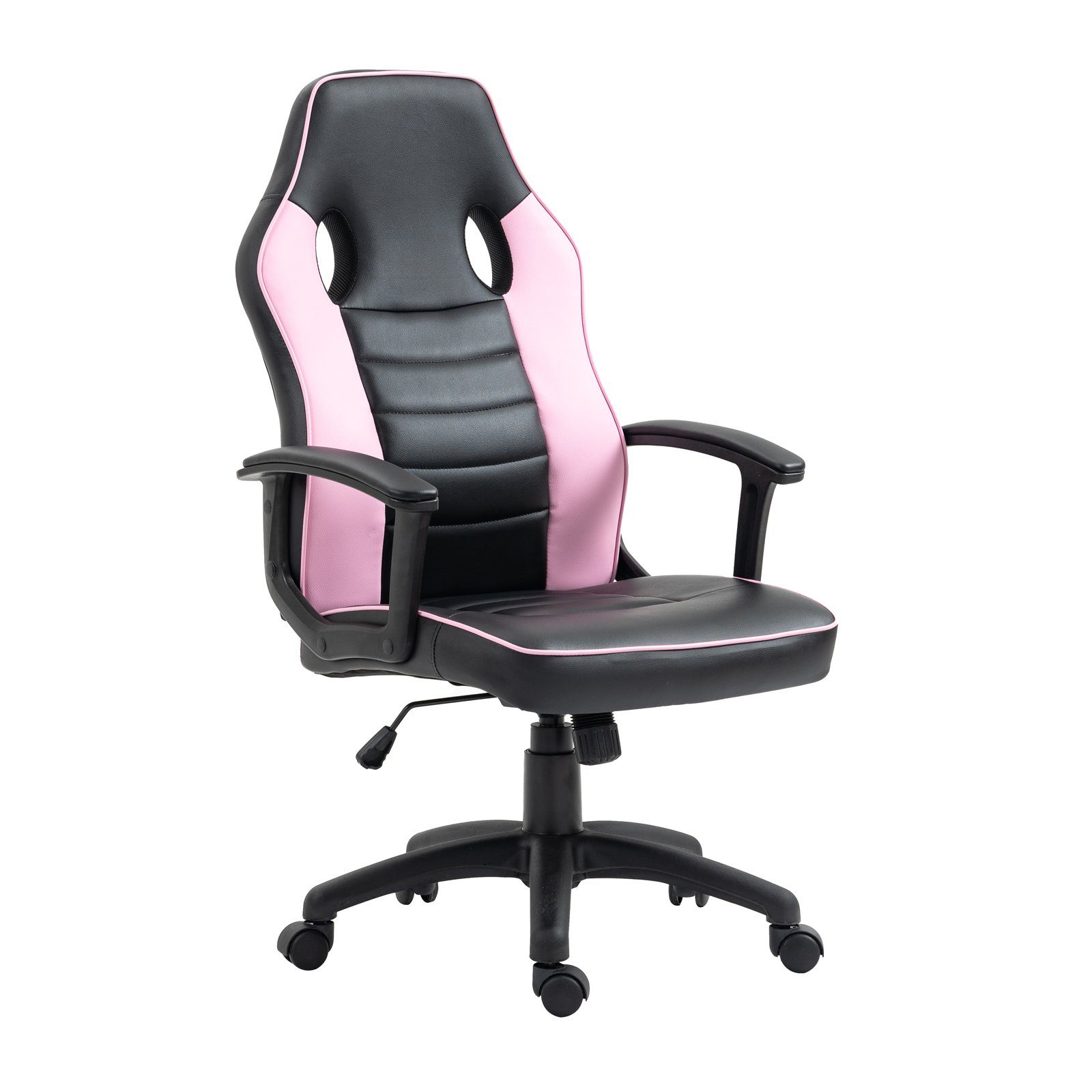 SVITA Gaming-Stuhl Gaming-Stuhl Kinder, Höhenverstellbar Schwarz/Pink