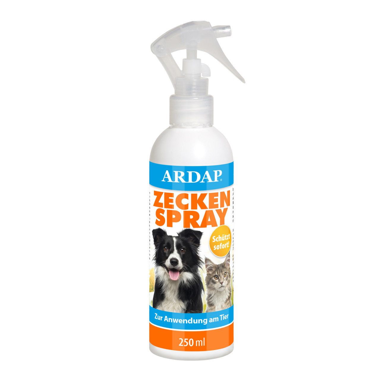 Ardap Tierabwehrspray ARDAP Zeckenspray für Tiere 250 ml, 0.25 l