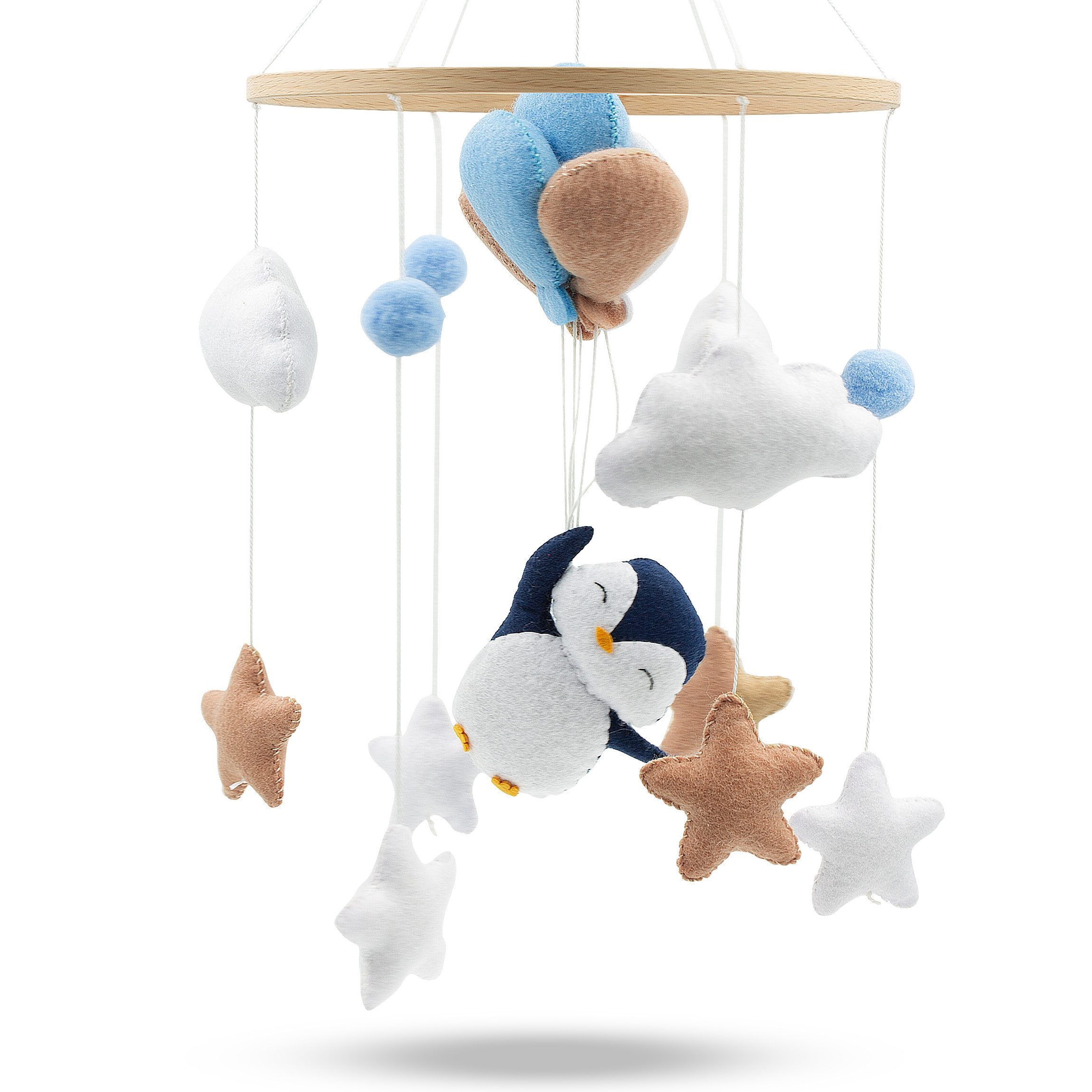 Babykajo Mobile, (1-tlg., Baby Mobile), Baby mobiles mit süßen Tierchen Designs