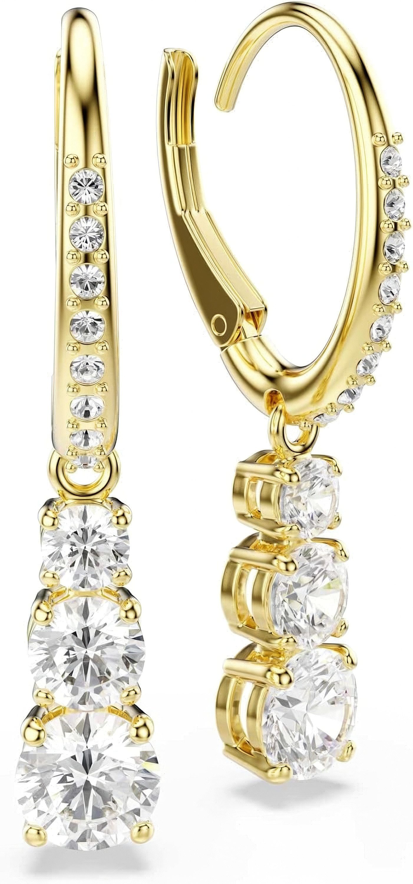 Jumpeak Paar Ohrhänger Gold-Ohrringe, Diamantohrringe für Damen, Edelstein- günstig online kaufen