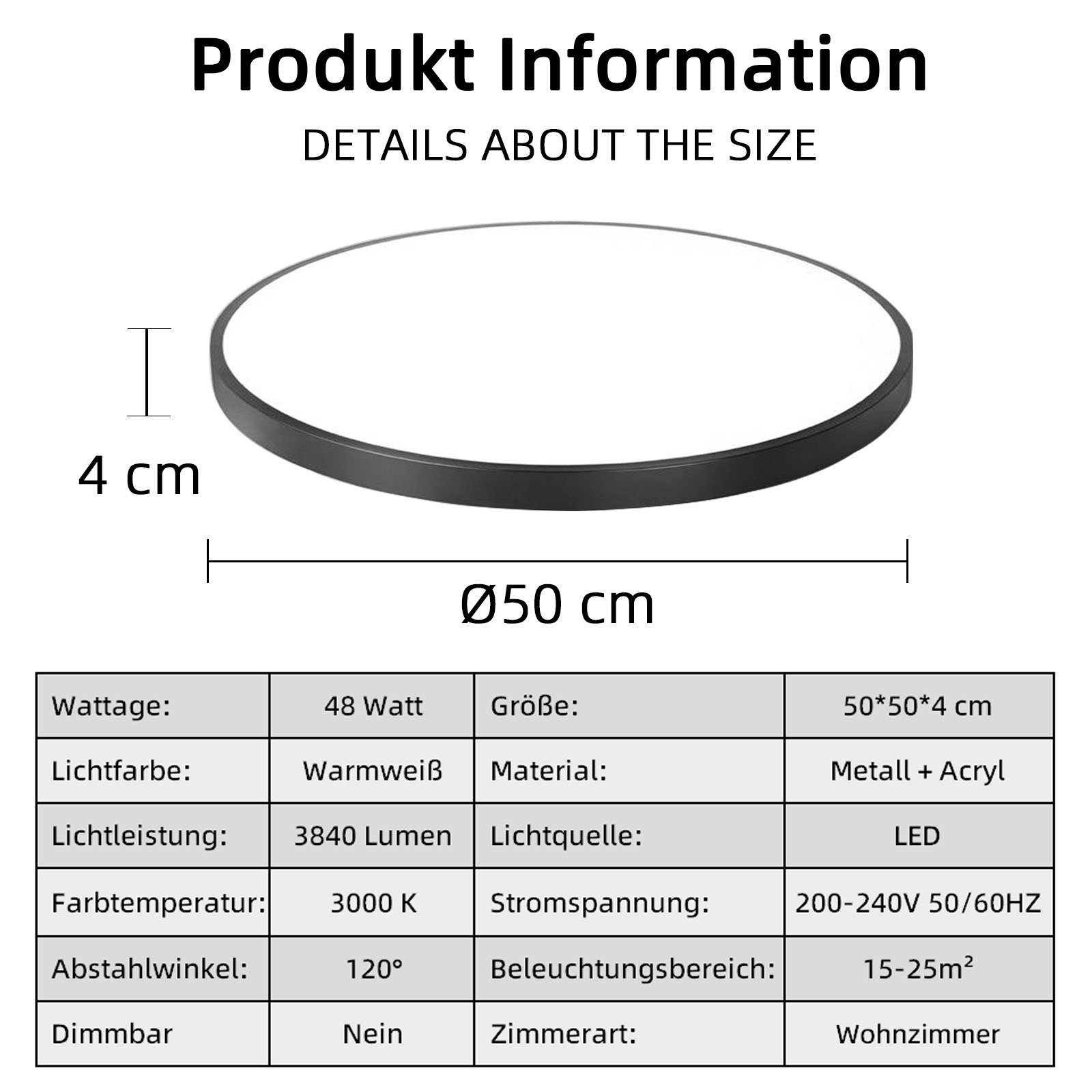 style home LED Deckenleuchte Deckenlampe aus günstig online kaufen