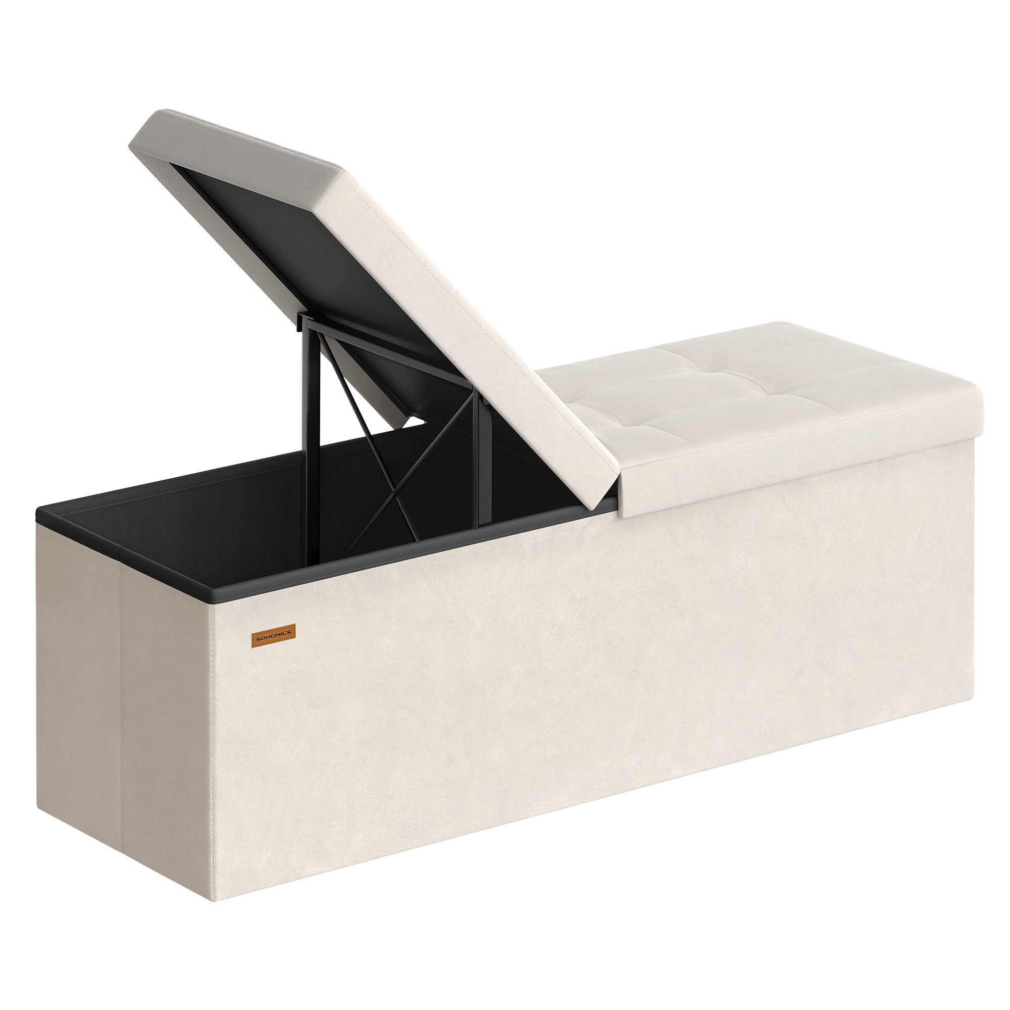 SONGMICS Sitzbank, Sitztruhe mit Deckel, für Eingangsbereich, Aufbewahrungs günstig online kaufen