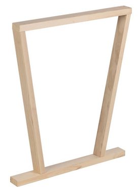 Astigarraga Kit Line Tischbein Tischbein "Bok" für Schreib- und Esstisch aus Massivholz (1 Stück), Viele Aufbaumöglichkeiten
