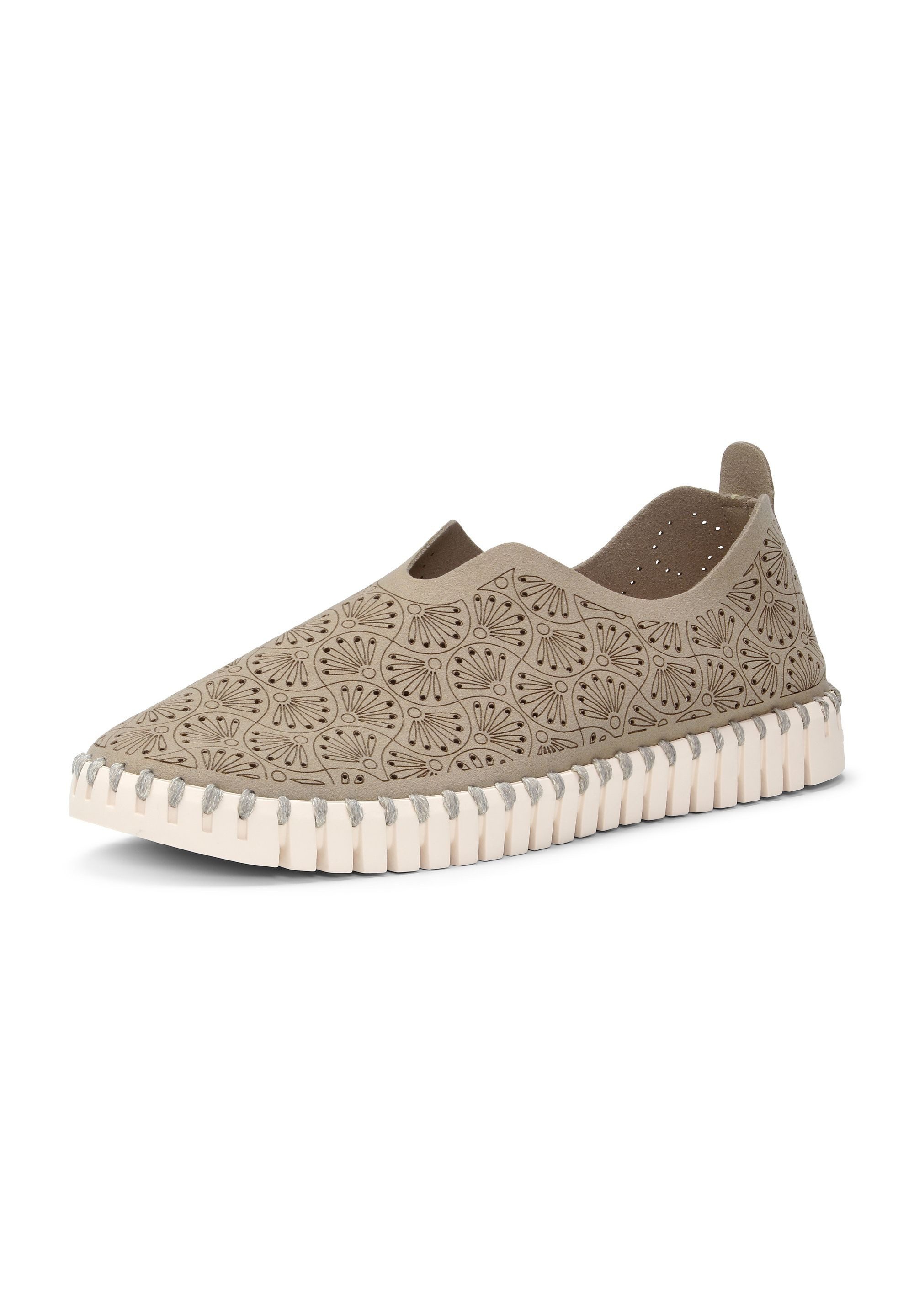 Ilse Jacobsen TULIP3485 Slipper Plateausohle, atmungsaktive Mikrofaser, hoher Tragekomfort