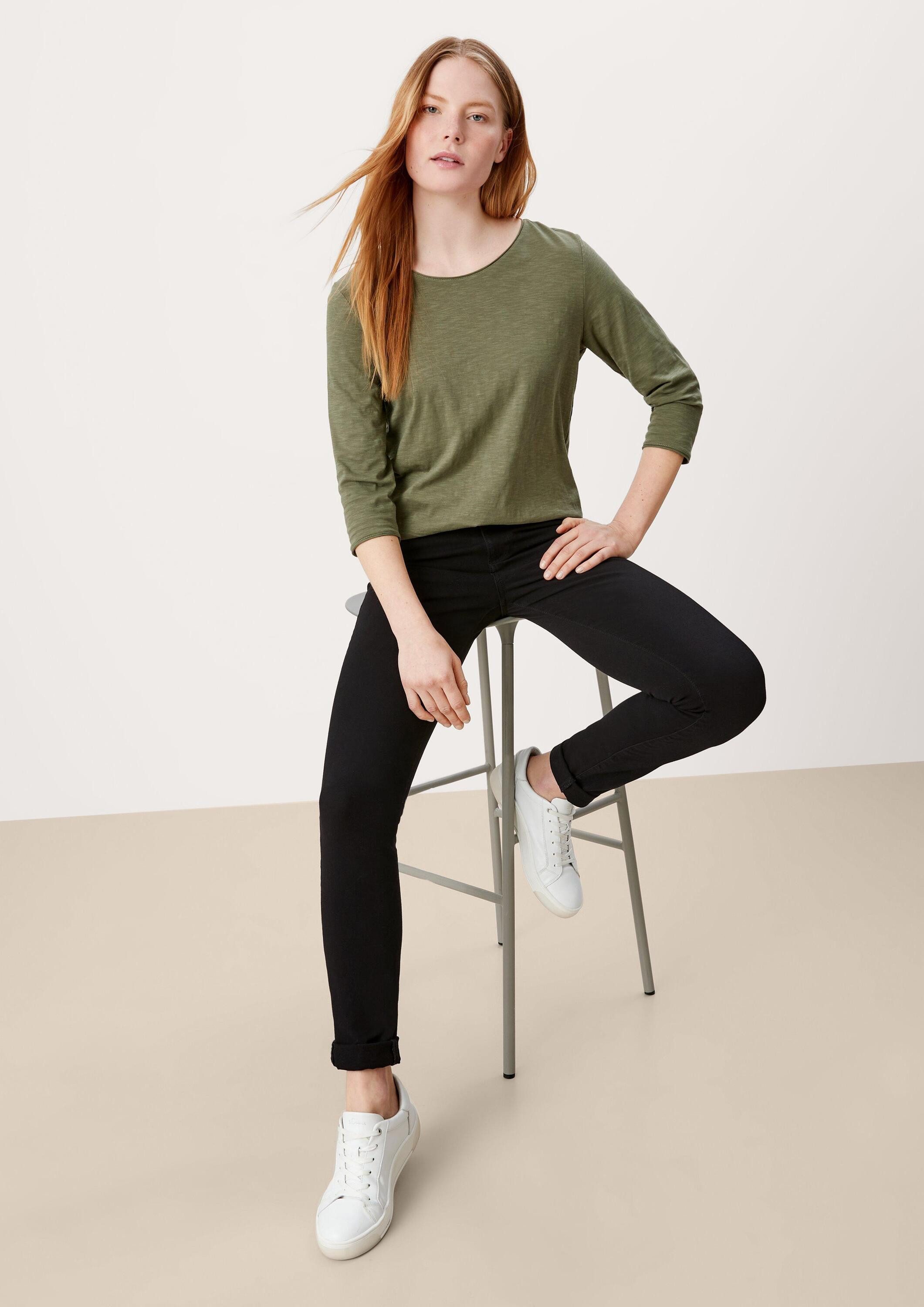 s.Oliver Skinny-fit-Jeans Jeans-Hose IZABELL Skinny: Jeans mit hohem Bund