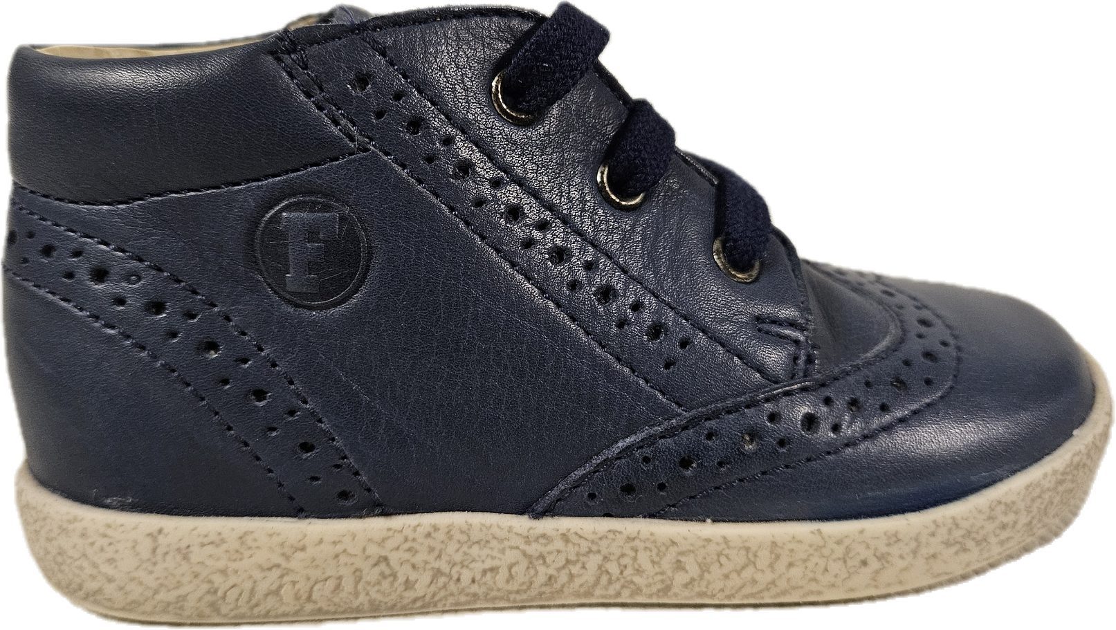 Naturino FALCOTTO Schnürschuh Sneaker Kinderschuh Lederschuh Navy Gr. 24 Lauflernschuh aus echtem Leder