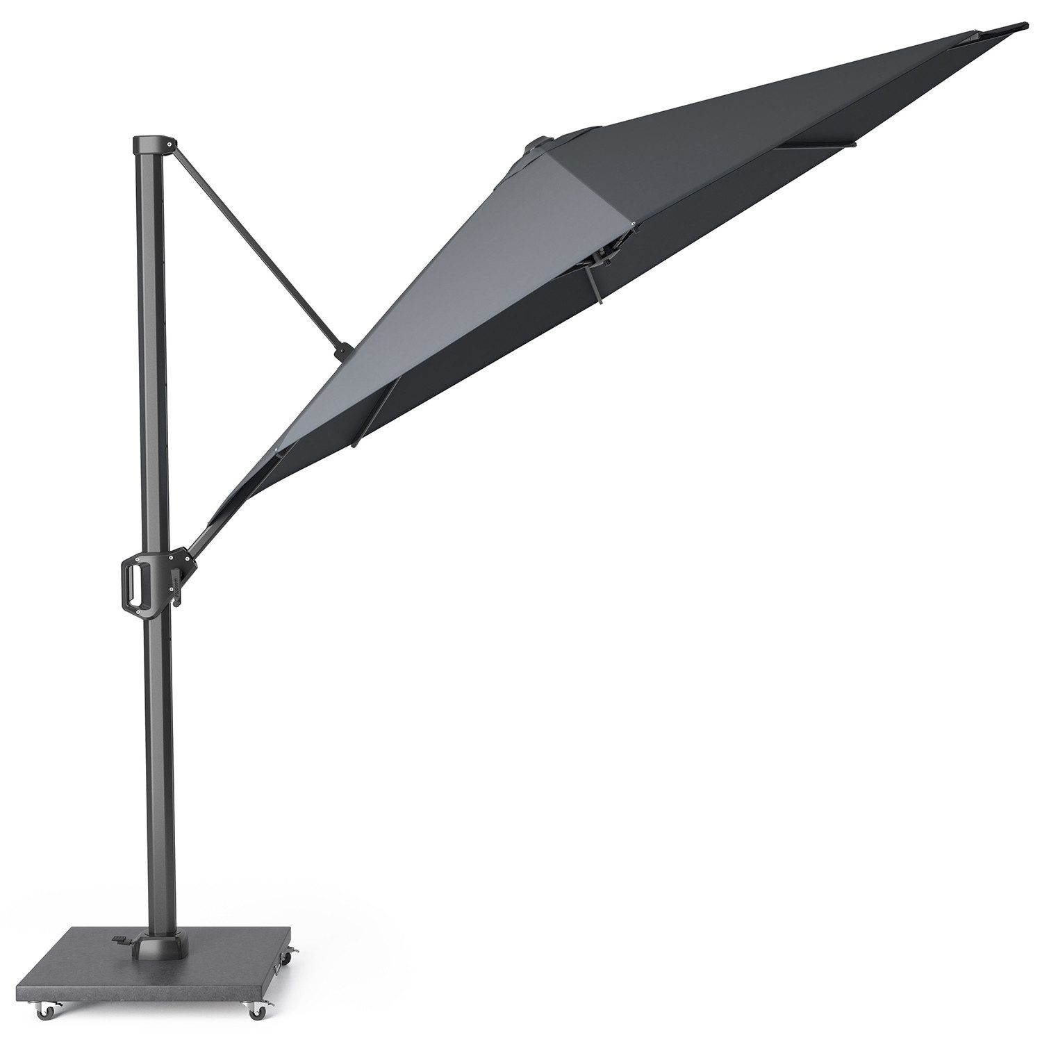 Platinum Sonnenschirm Challenger T¹ Basic 360° kippbar, LxB: 350x350 cm